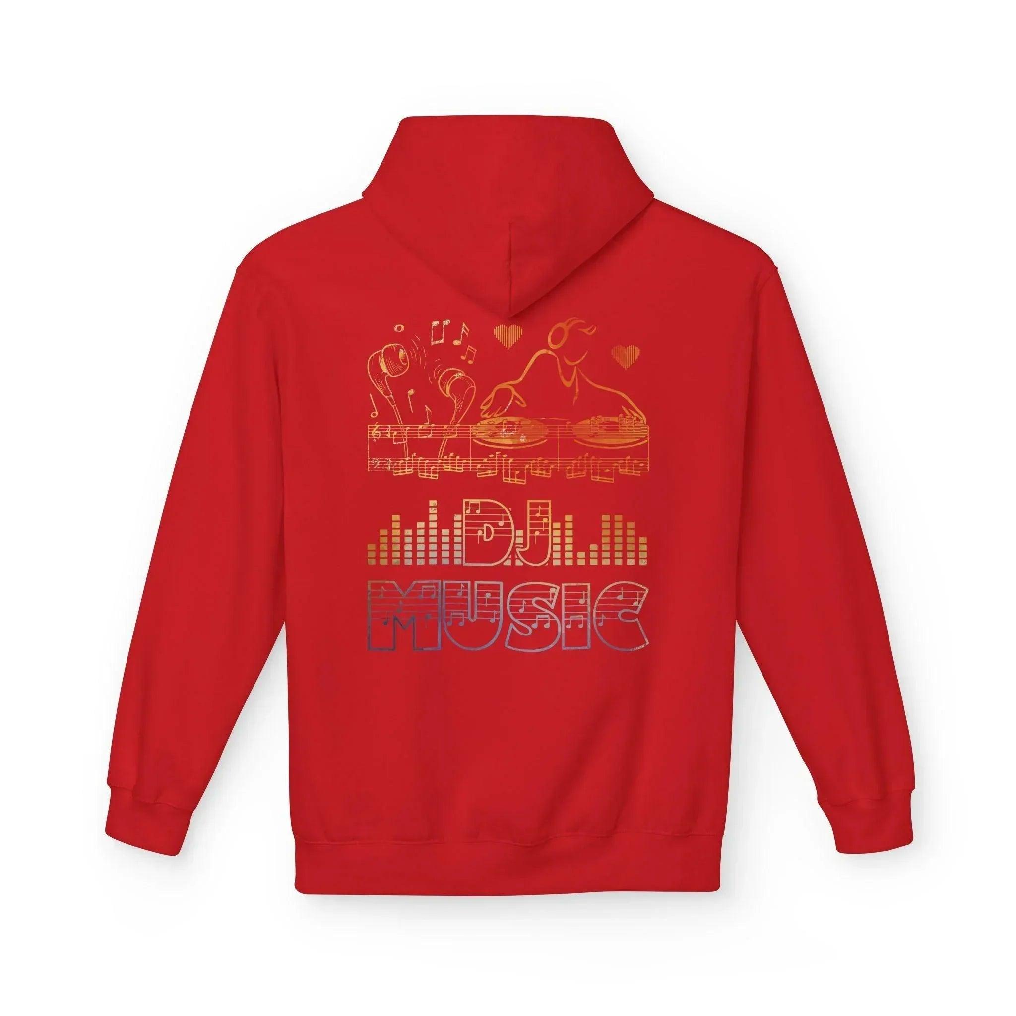 Ultimate DJ Music Lover's Fleece Hoodie: Comfort Meets Style