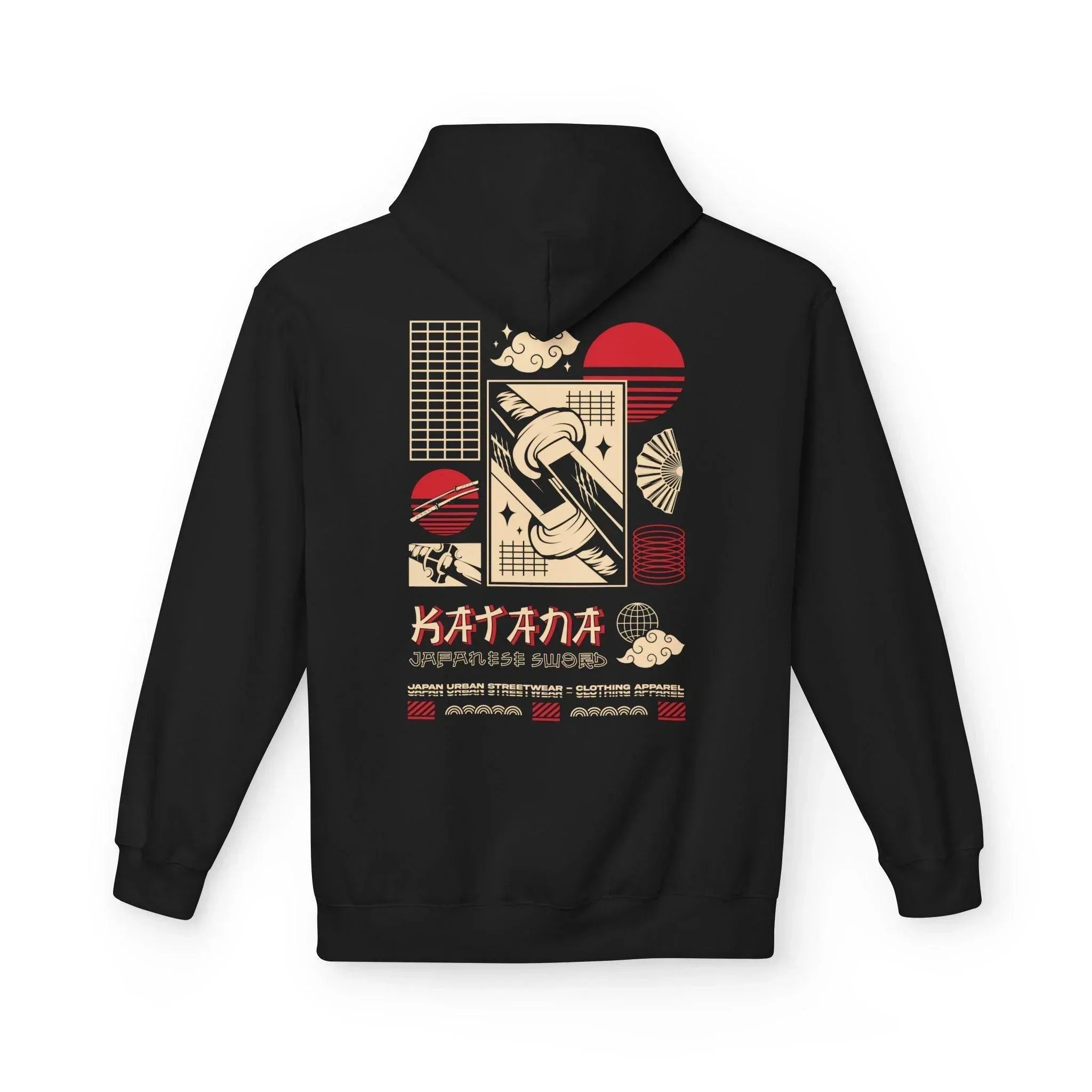 Ultimate "Katana" Japanese Fleece Hoodie for Stylish Streetwear Enthusiasts
