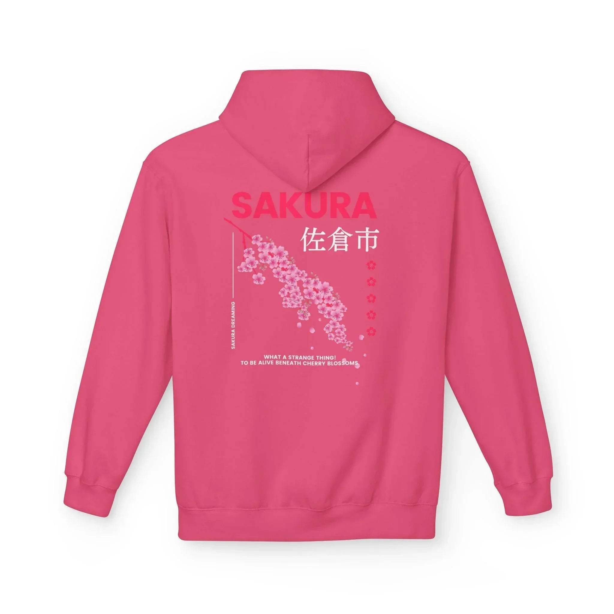 Cozy Sakura Blossom Fleece Hoodie for Ultimate Comfort