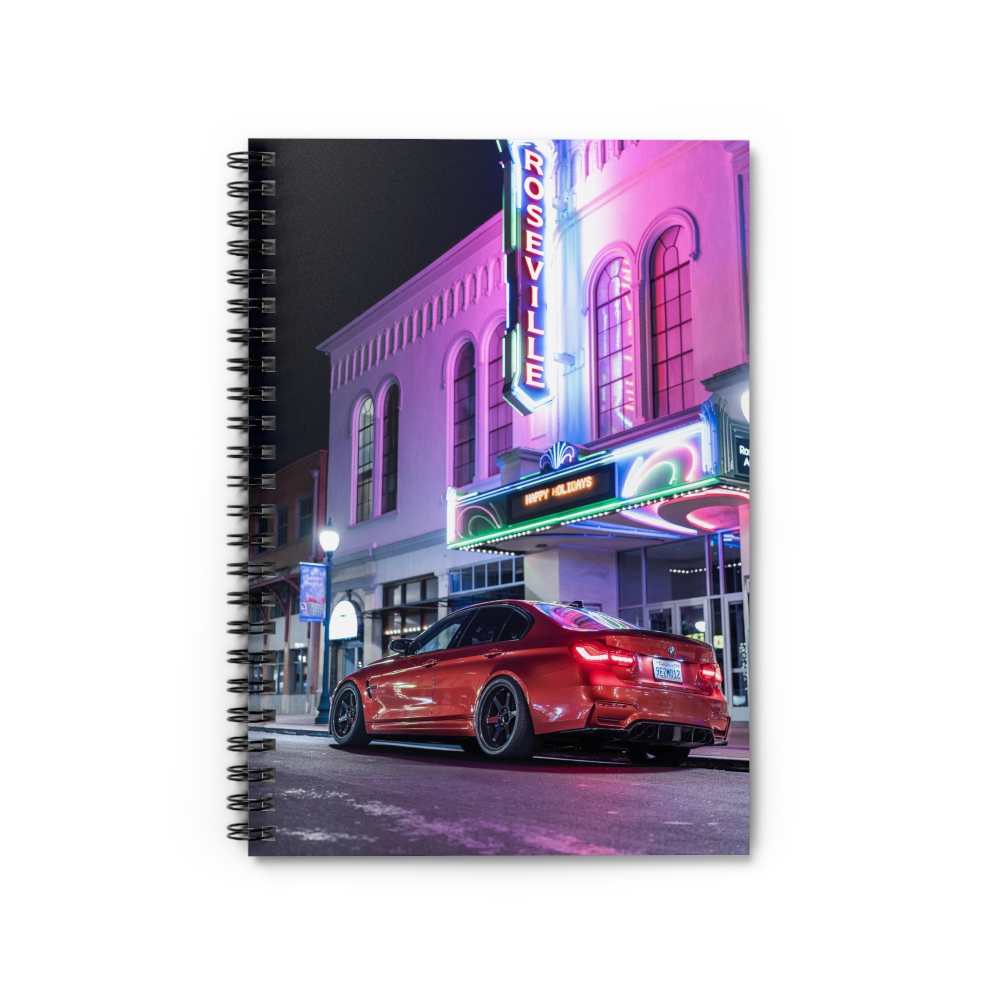 BMW F80 M3 Automotive Spiral Notebook #001 - Throttle Designs