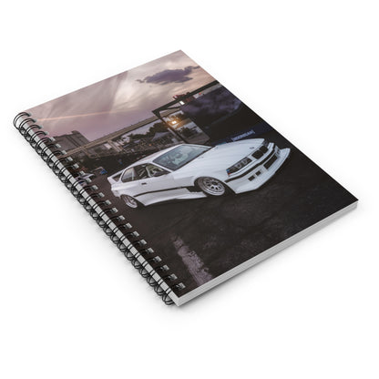 BMW E36 M3 Automotive Spiral Notebook #001 - Throttle Designs