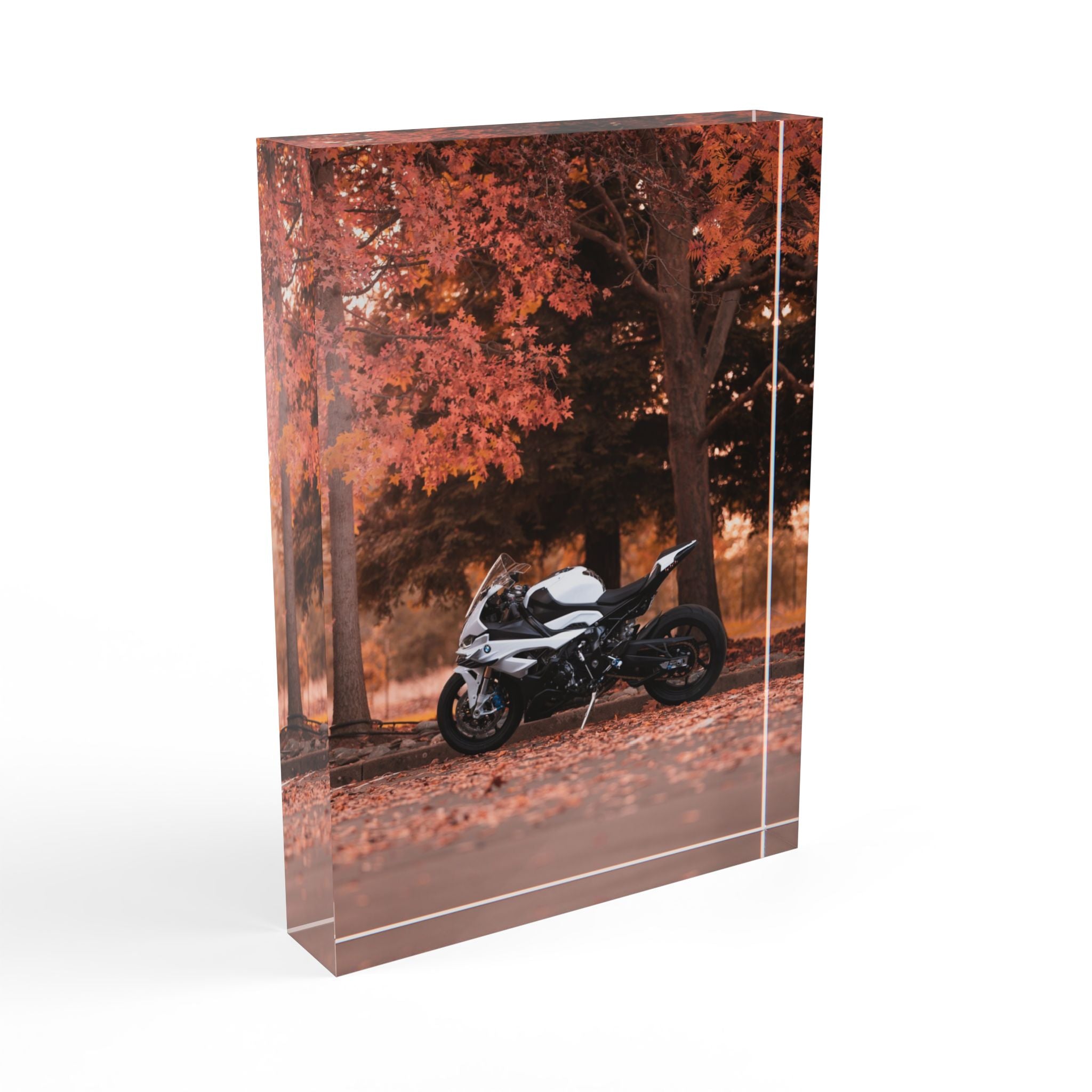 BMW S1000RR Motorcycle Acrylic Photo Block #022 - Throttle Designs