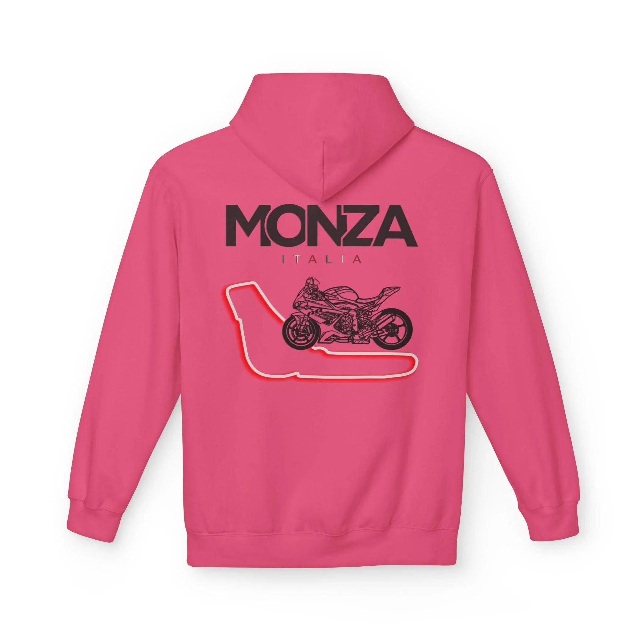 BMW Inspired S1000RR Monza Italia Fleece Hoodie Red Edition for Riders