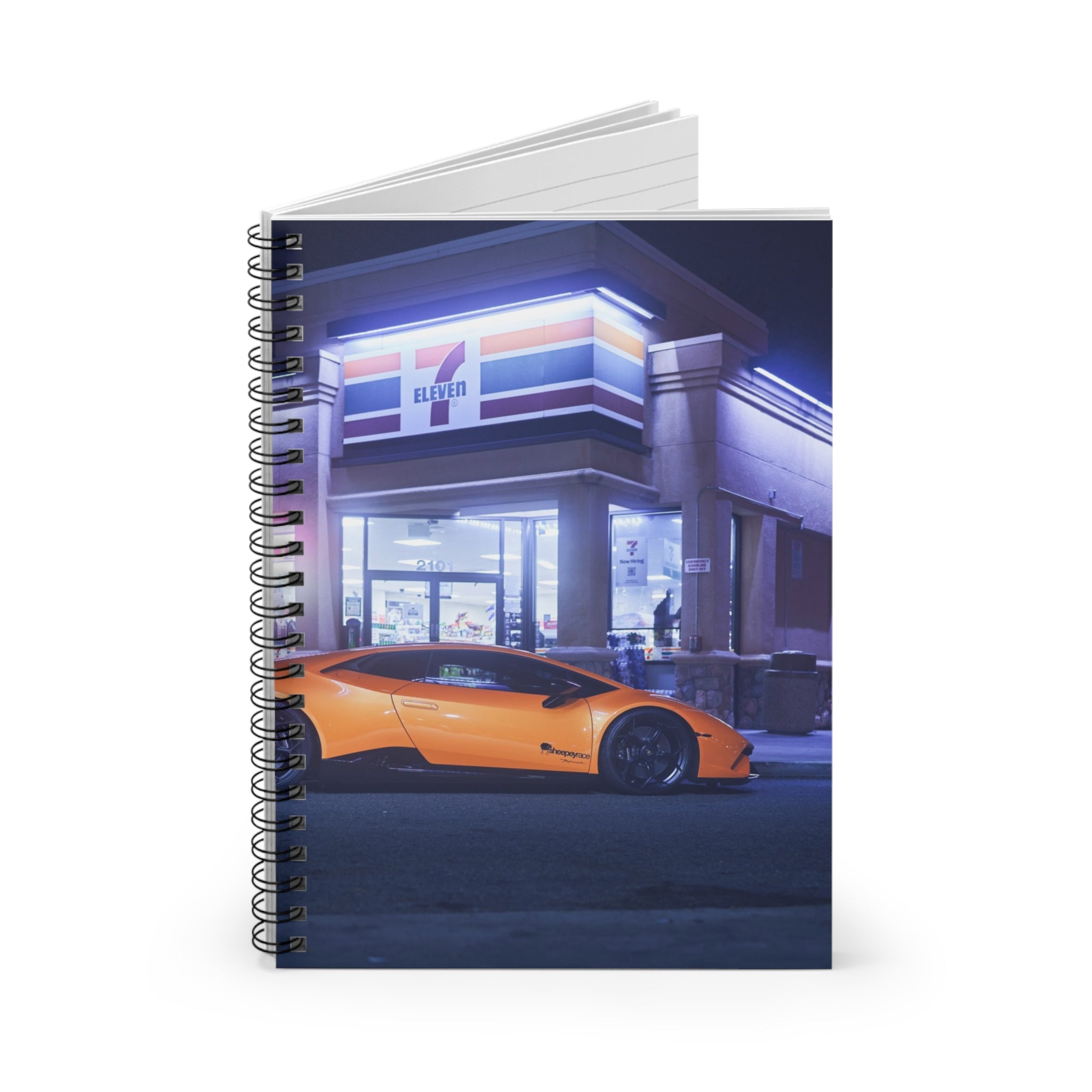 Lamborghini Huracan Automotive Spiral Notebook #025 - Throttle Designs