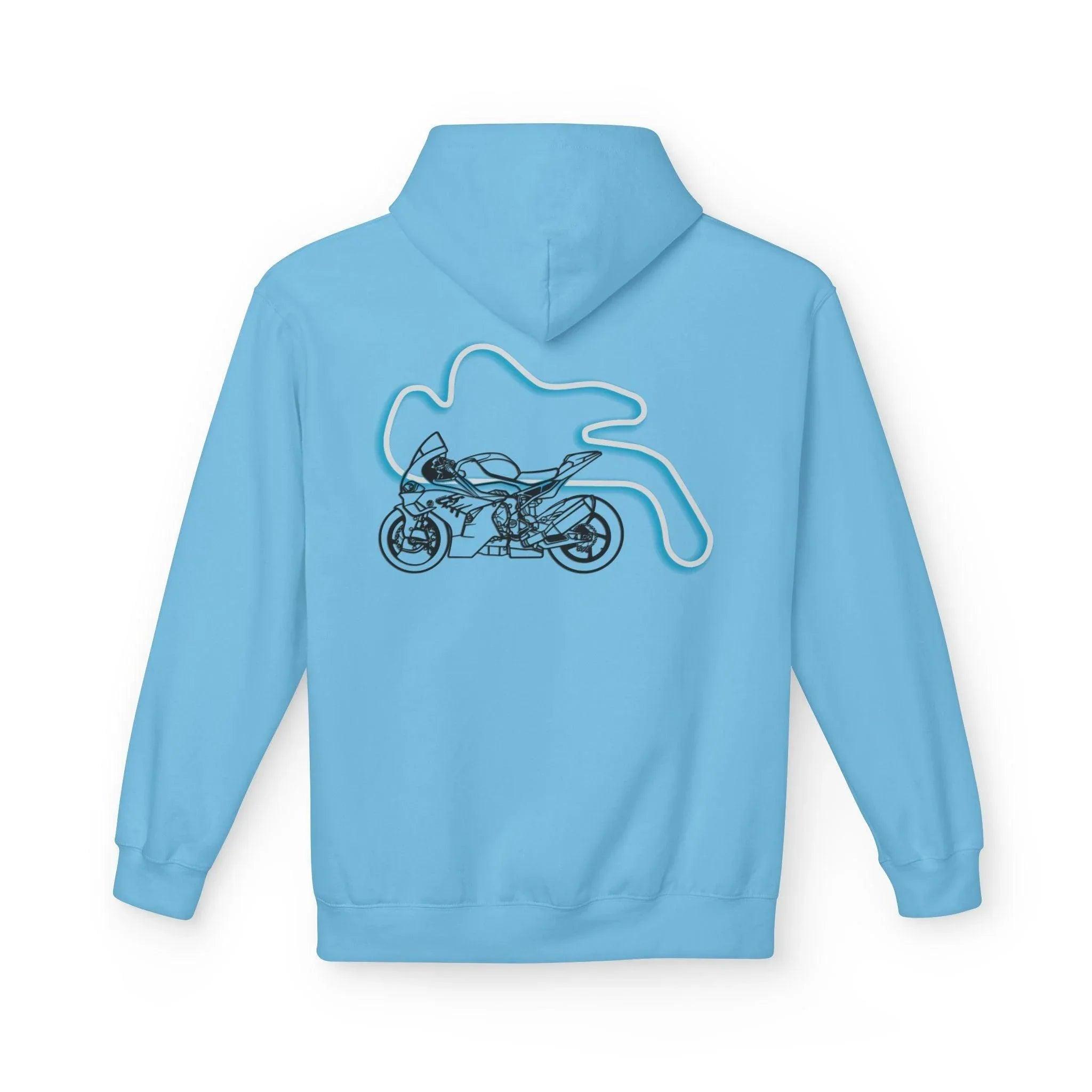 BMW Inspired M1000RR Fleece Hoodie Comfort and Style for Motorsport Enthusiasts