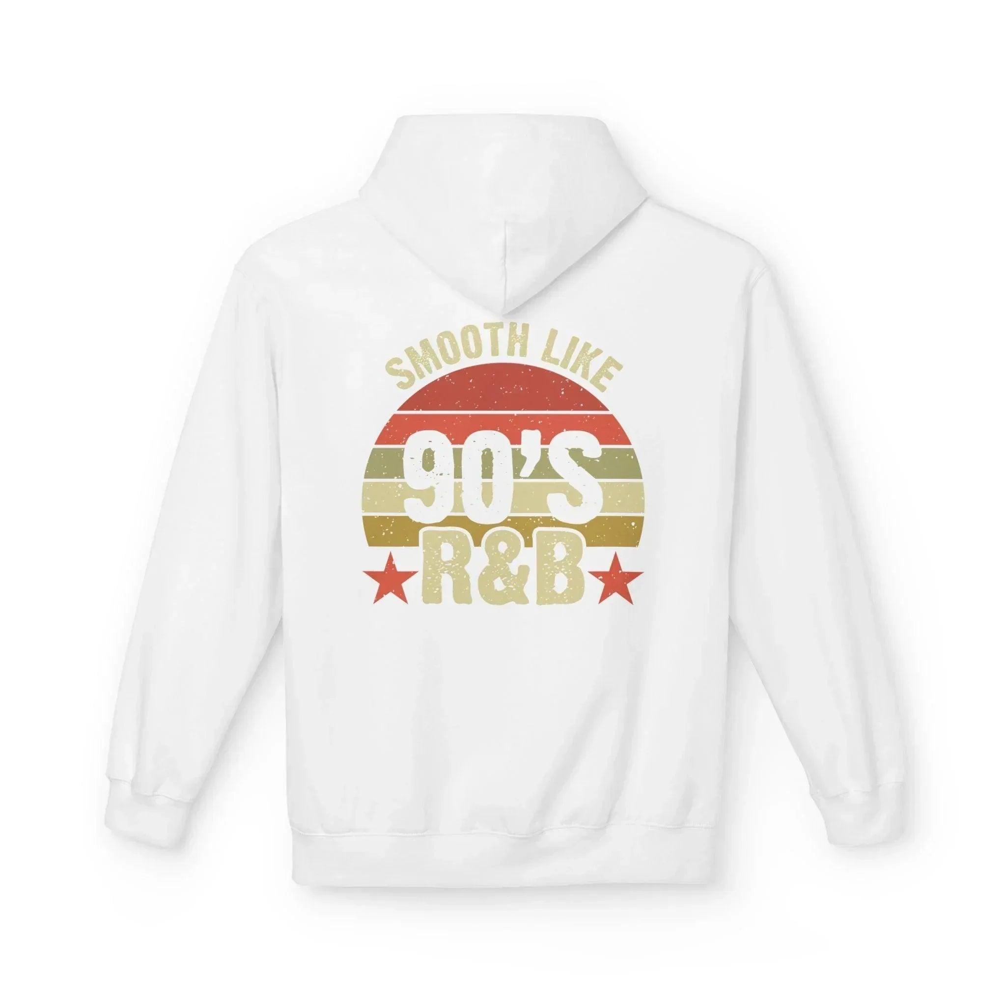 Retro Vibes Fleece Hoodie - Embrace the Comfort of 90's R&B Style