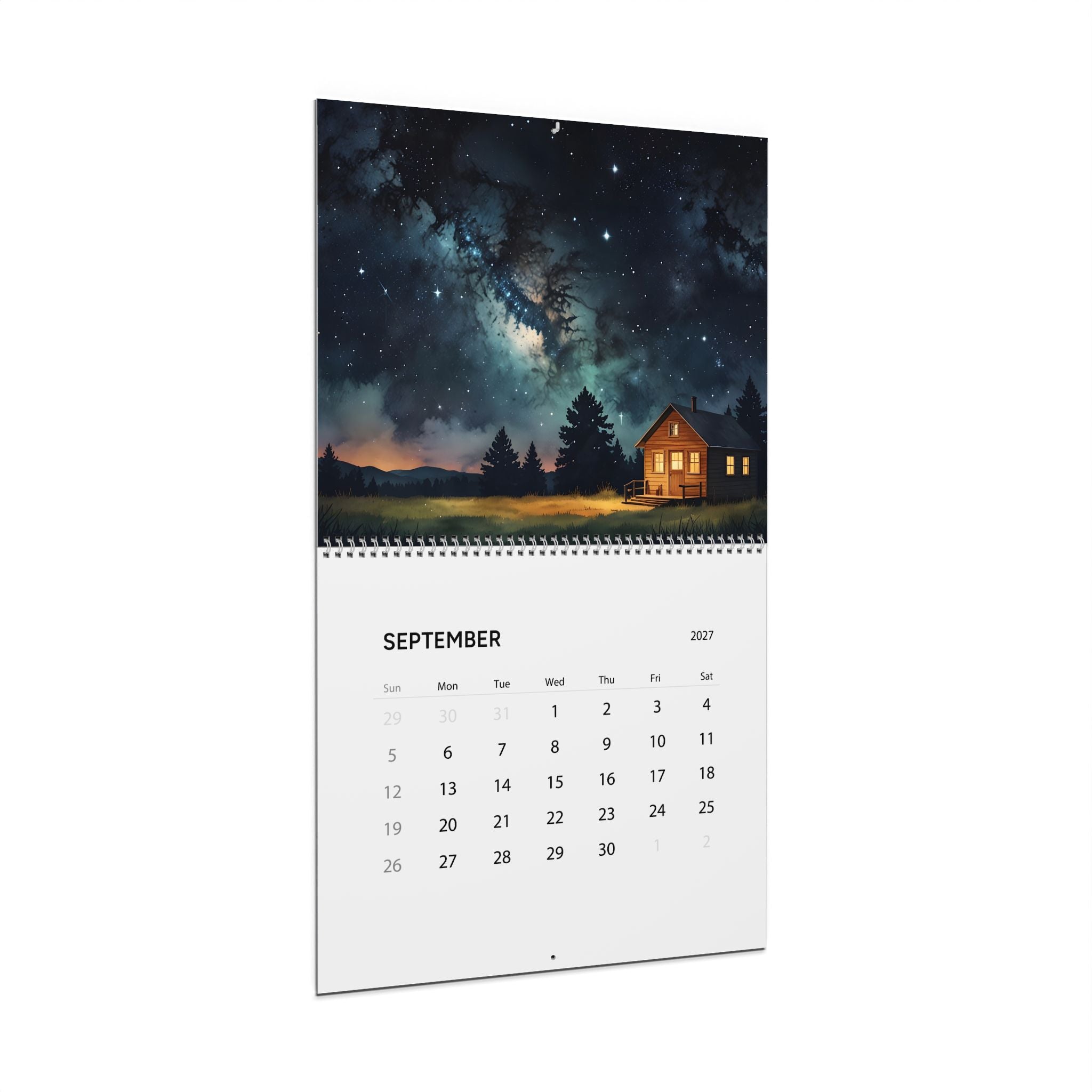 2027 Watercolor Artwork Wall Calendar – Colorful Artistic Designs & Dreamy Painted Art Collection