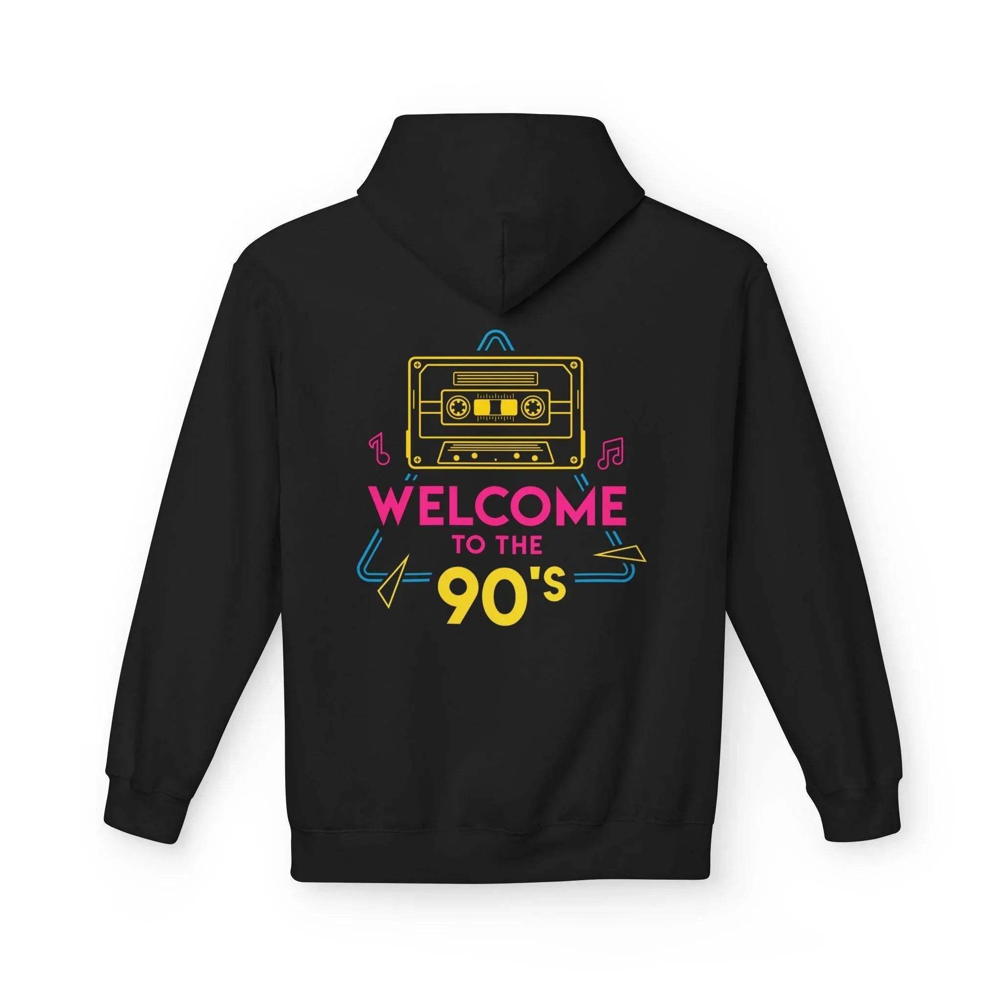 Nostalgic 90's Vibes Premium Fleece Hoodie for Ultimate Comfort