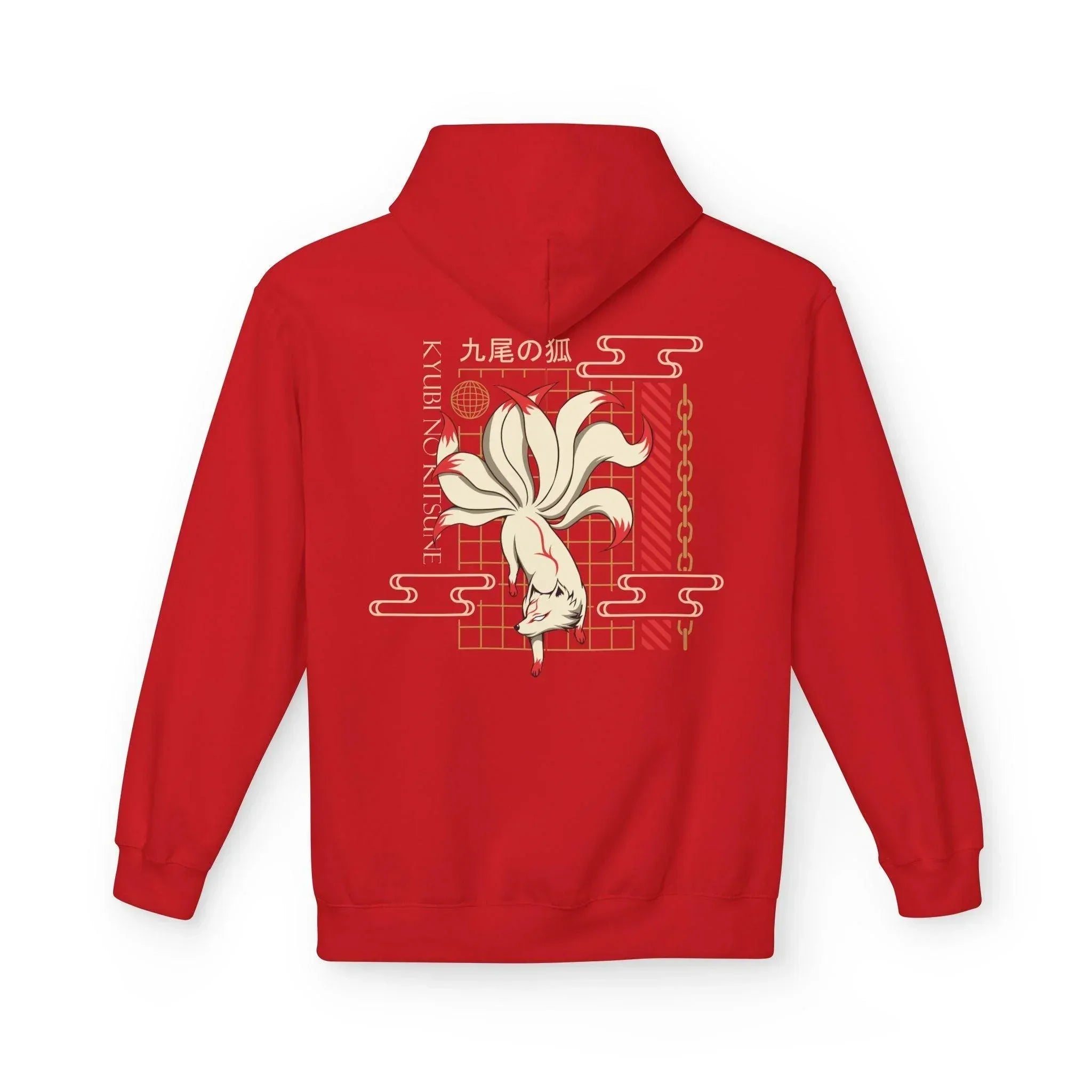 Kyubi No Kitsune Japanese Streetwear Fleece Hoodie – Ultimate Comfort Meets Stylish Design