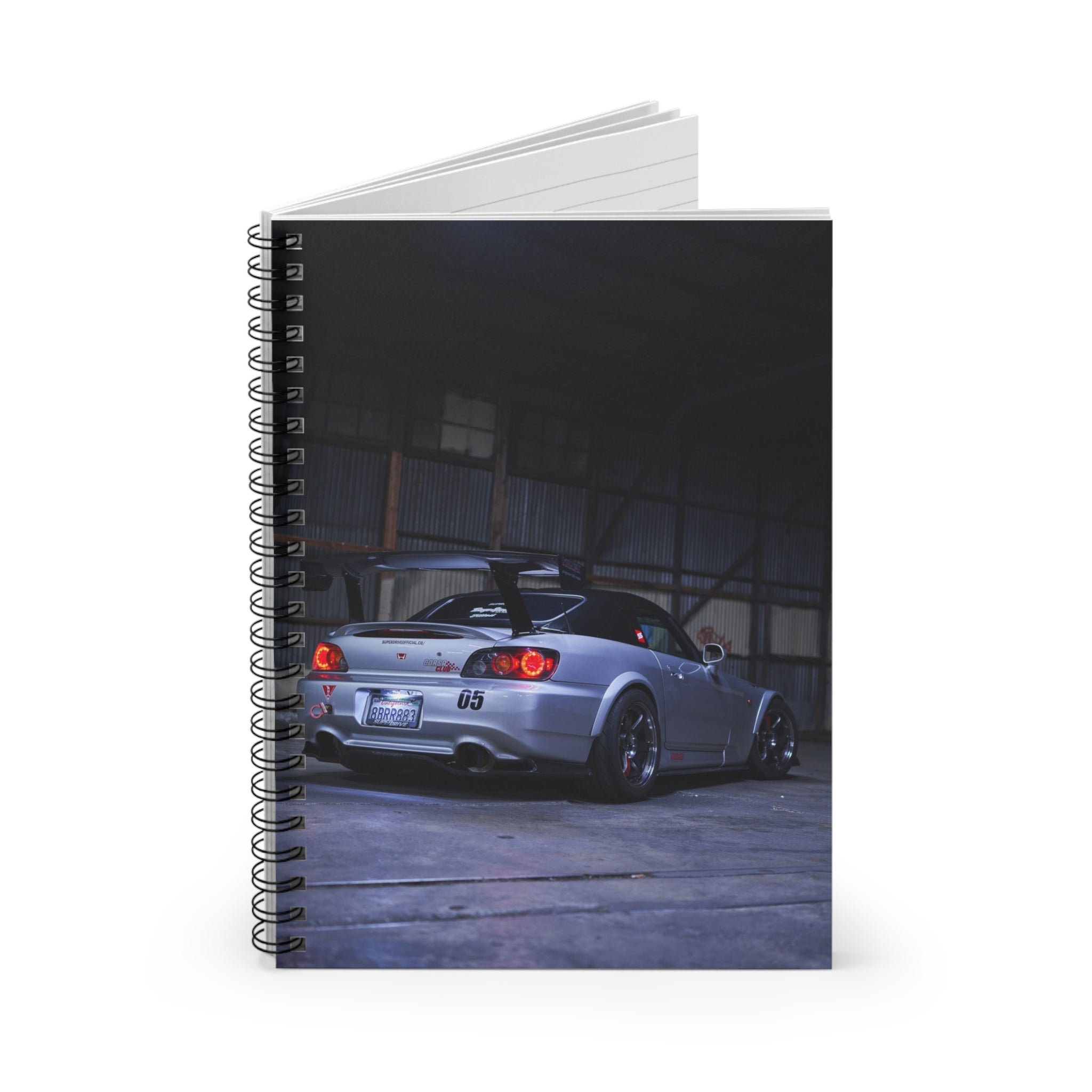 Honda S2000 Automotive Spiral Notebook #001 - Throttle Designs