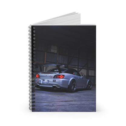 Honda S2000 Automotive Spiral Notebook #001 - Throttle Designs