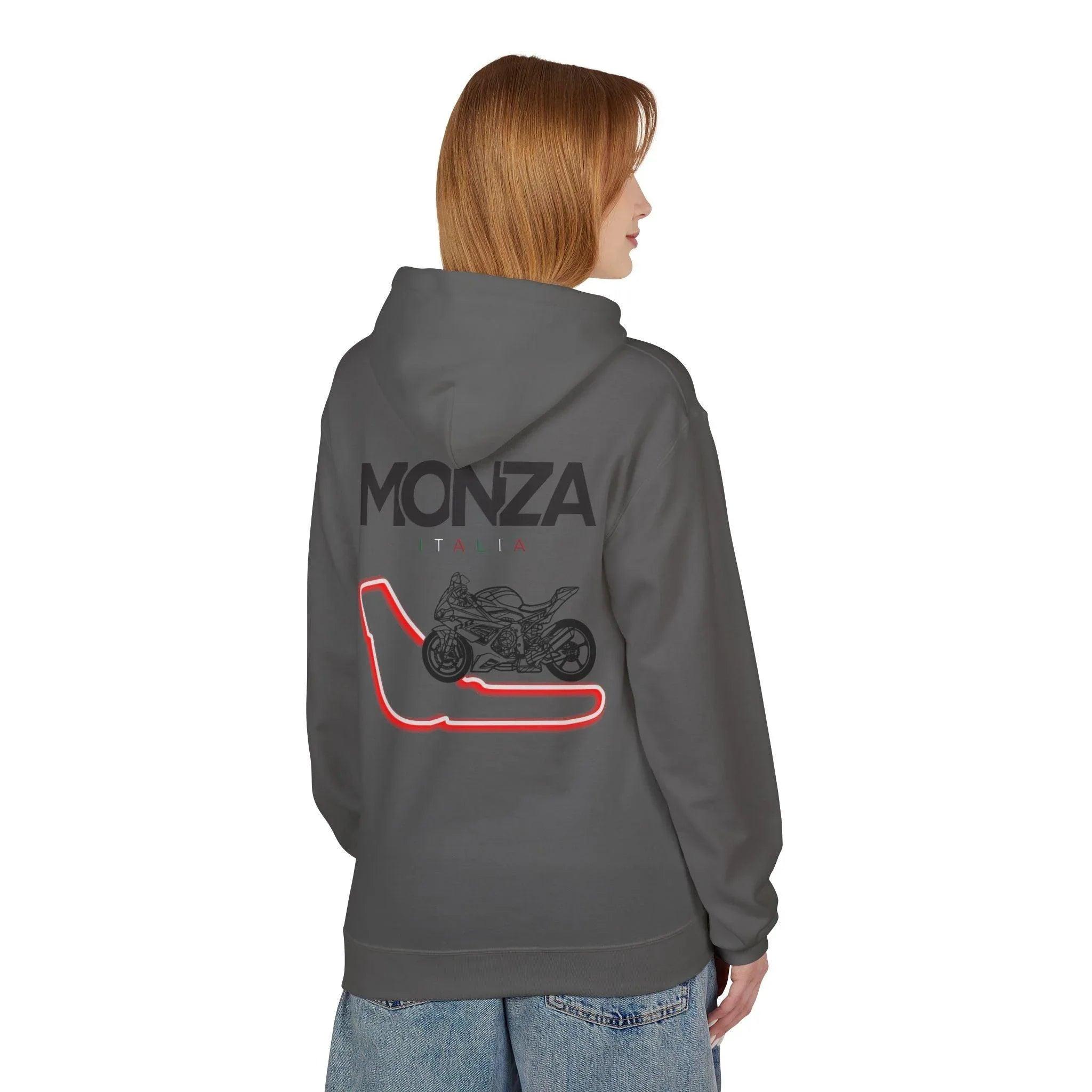 BMW Inspired S1000RR Monza Italia Fleece Hoodie Red Edition for Riders
