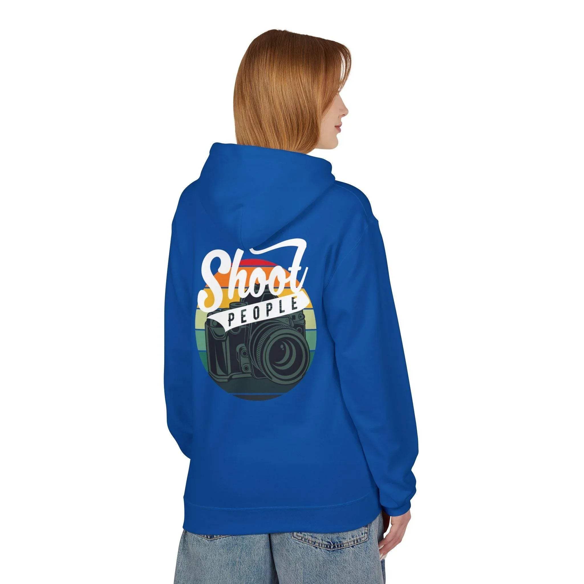 Creative Photographer's "Shoot People" Fleece Hoodie for Ultimate Comfort and Style
