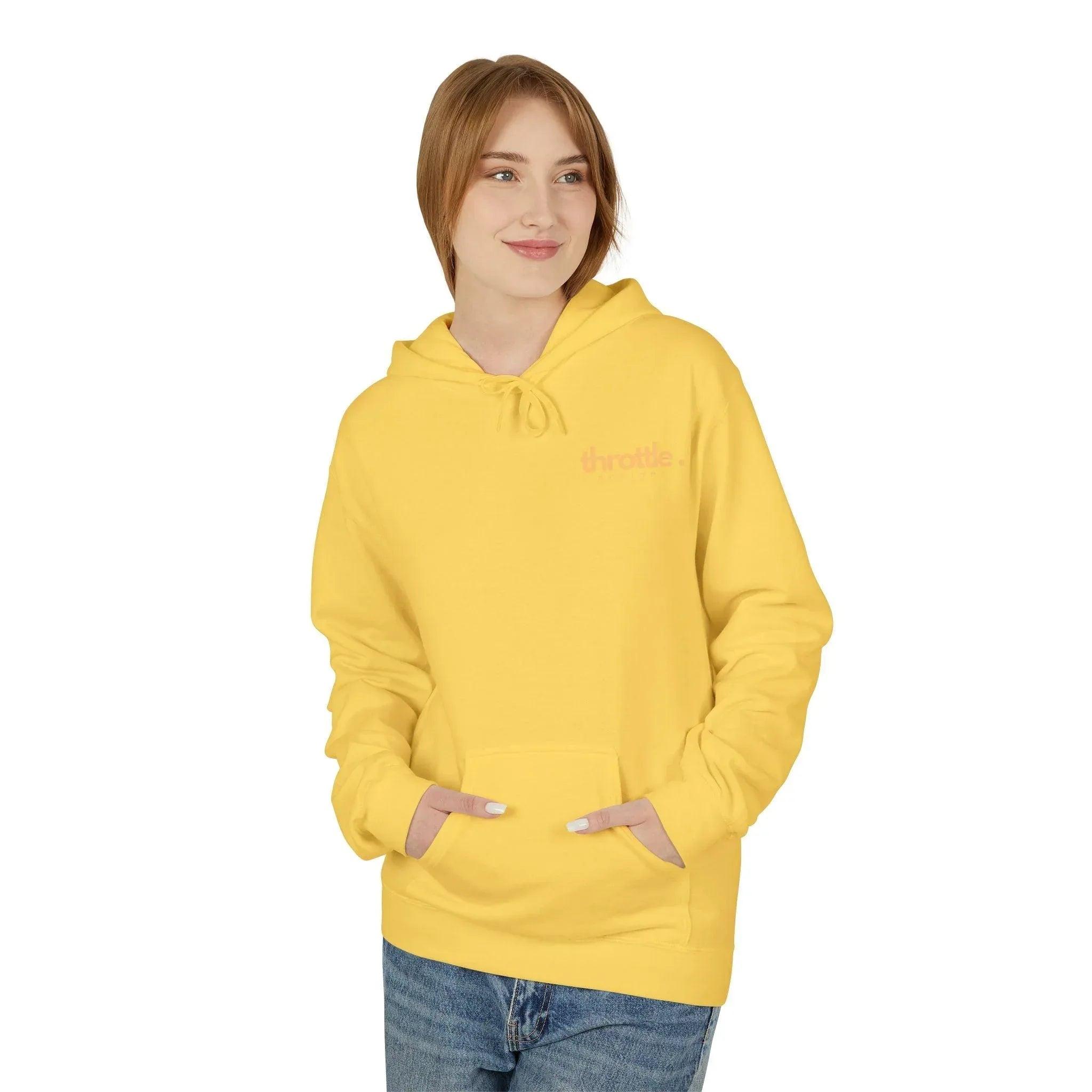 Cozy "Summer Vibes" Coffee Fleece Hoodie for Ultimate Comfort and Style