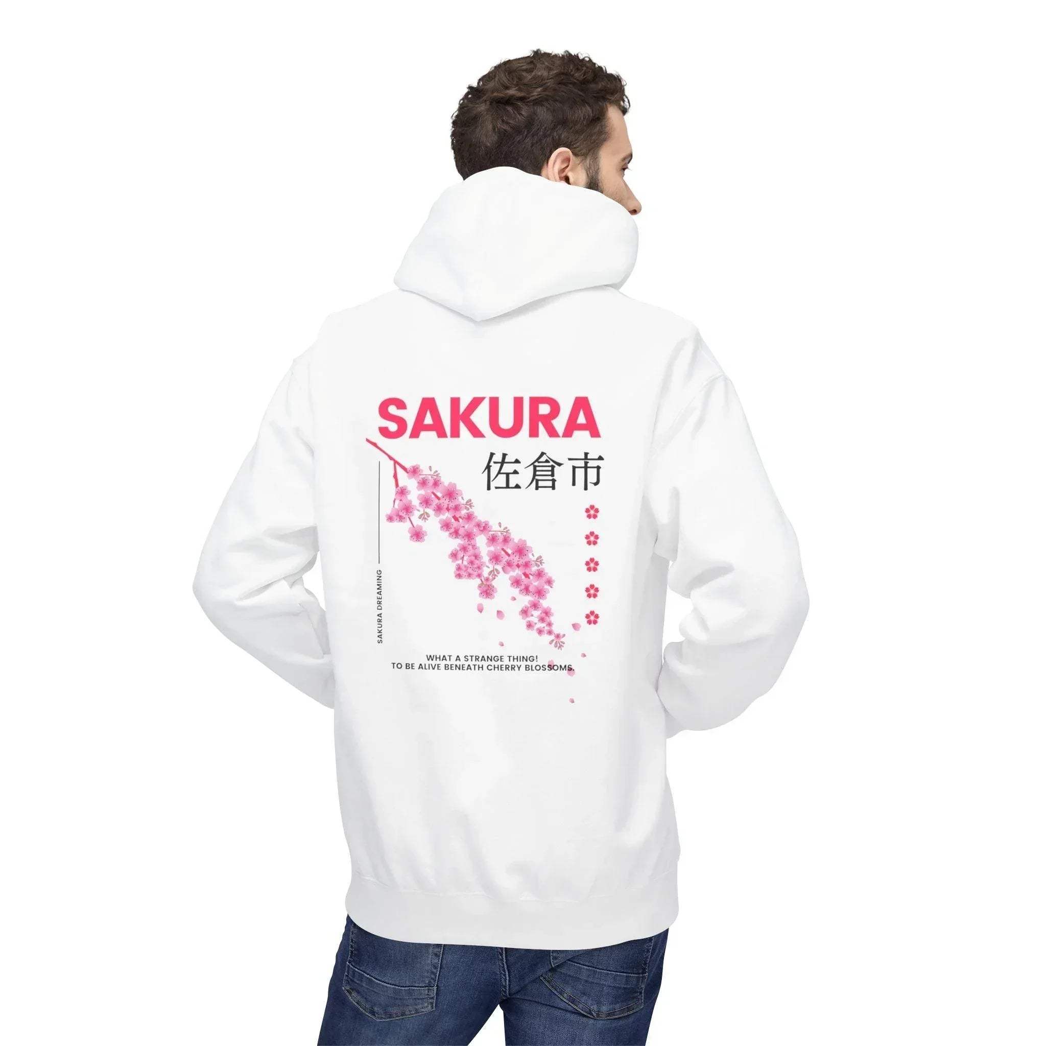 Cozy Sakura Blossom Fleece Hoodie for Ultimate Comfort