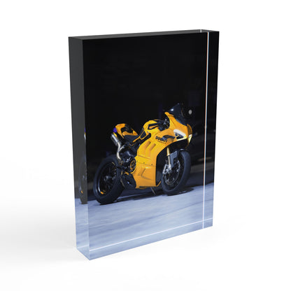 Ducati V4S Motorcycle Acrylic Photo Block #004 - Throttle Designs