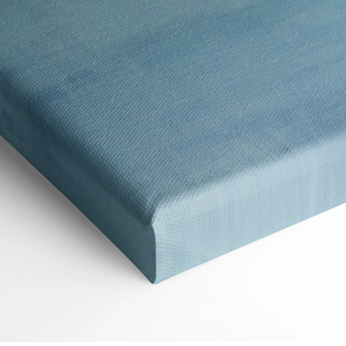 Ferrari f430 inspired car wall art canvas print with textured teal woven fabric and raised edges track edition