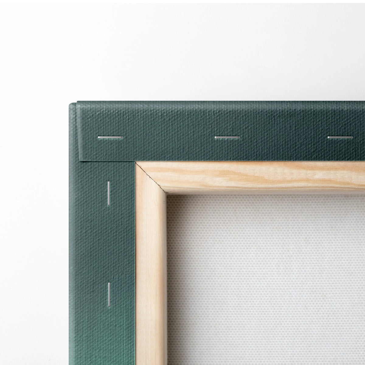 Dark green canvas with a light wood frame for chevrolet camaro zl1 inspired automotive performance tuner wall decor