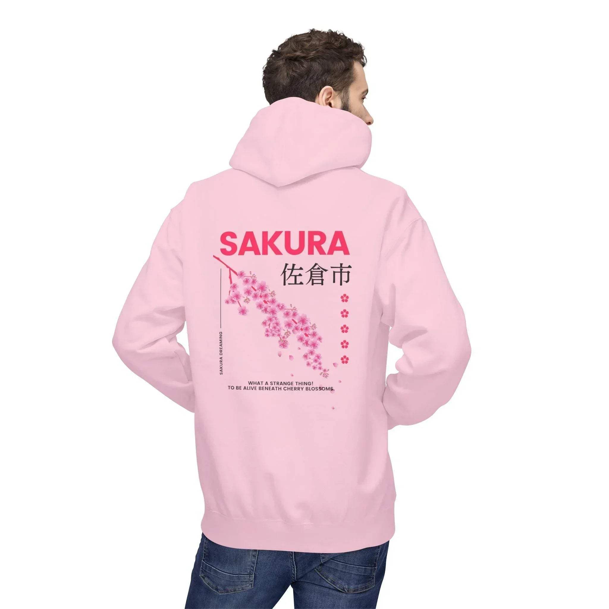 Cozy Sakura Blossom Fleece Hoodie for Ultimate Comfort