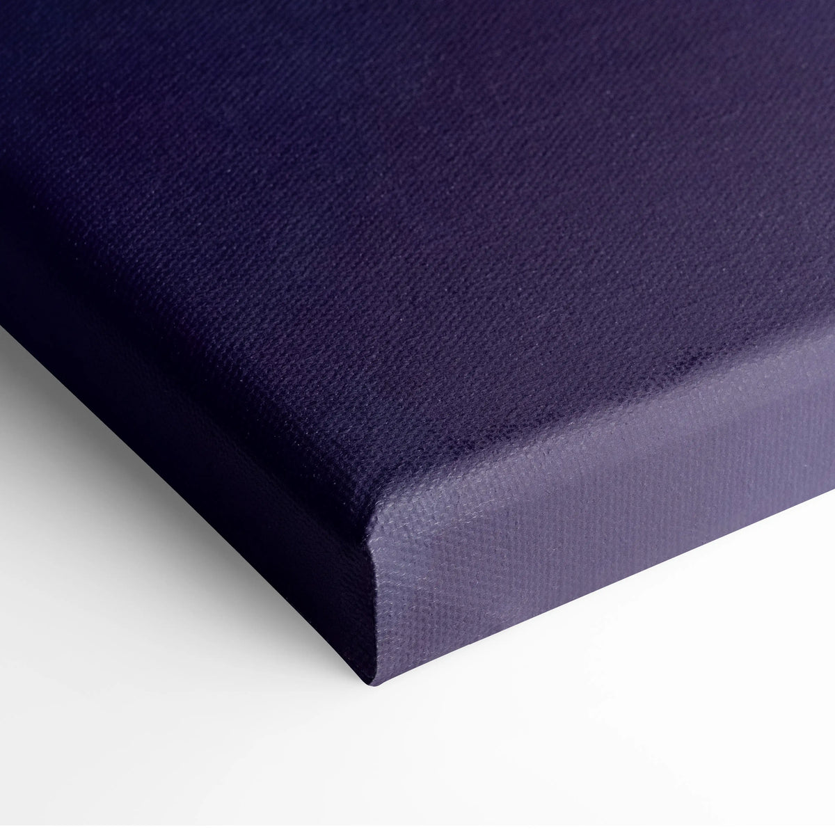 Deep navy koenigsegg jesko inspired automotive canvas print with textured woven surface and raised edges