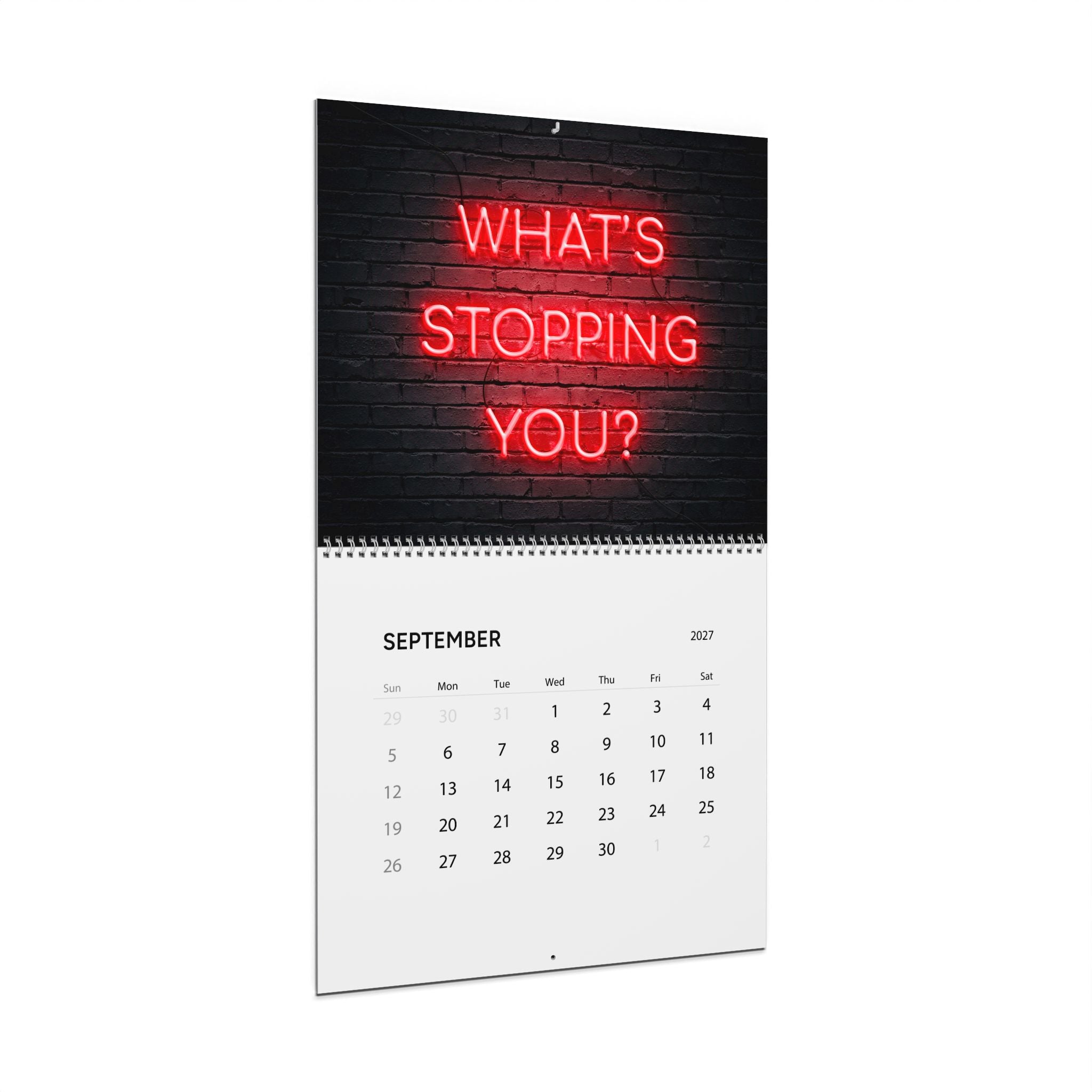 2027 Inspirational Wall Calendar – Motivational Quotes, Positive Thinking & Encouraging Artwork