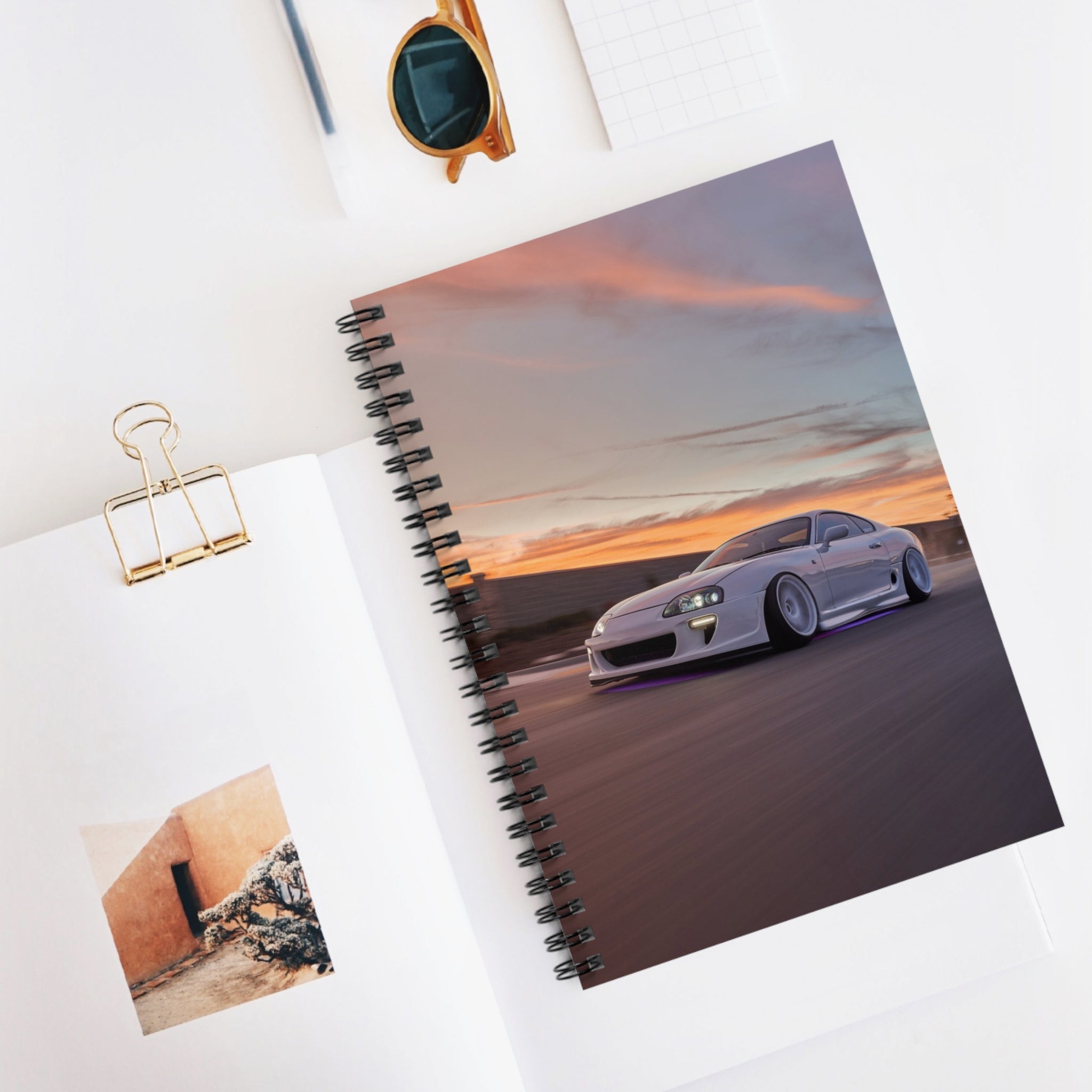 Toyota Supra Mk4 Automotive Spiral Notebook #017 - Throttle Designs