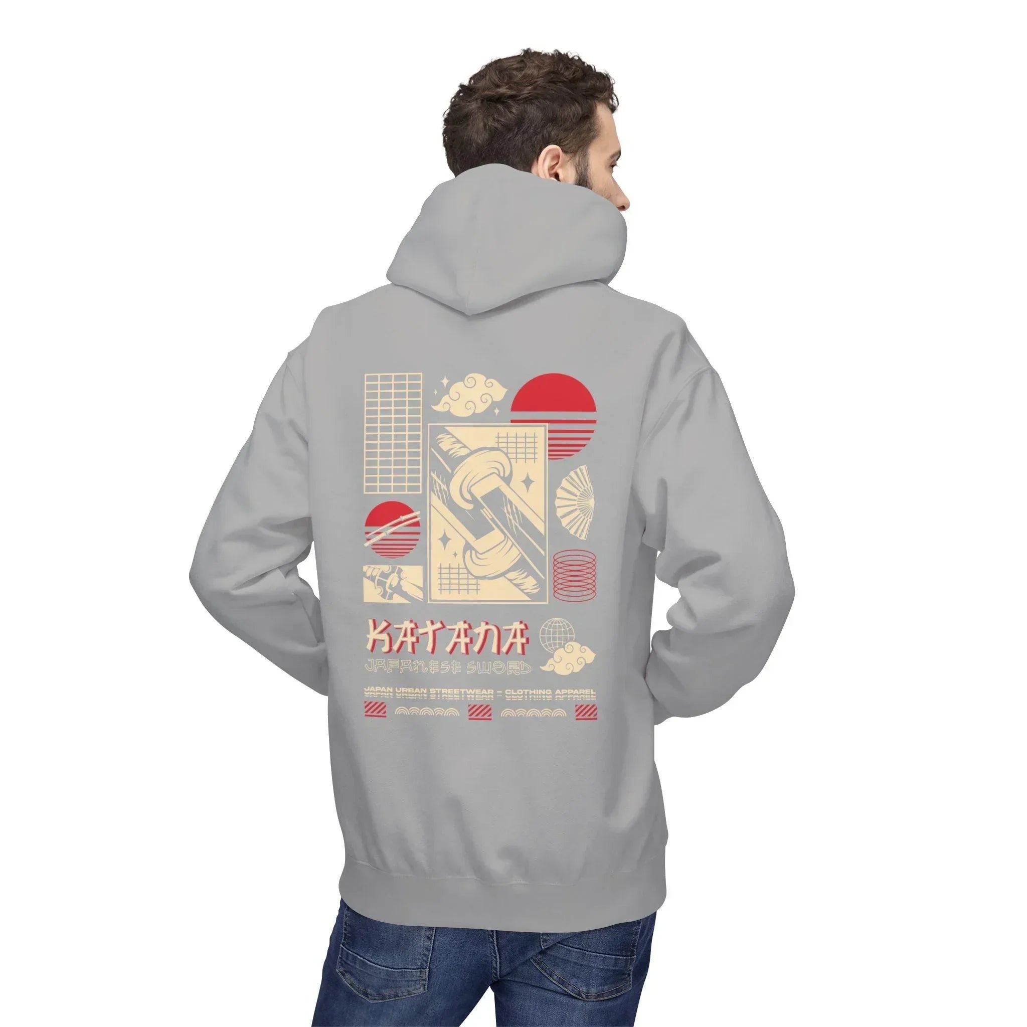 Ultimate "Katana" Japanese Fleece Hoodie for Stylish Streetwear Enthusiasts