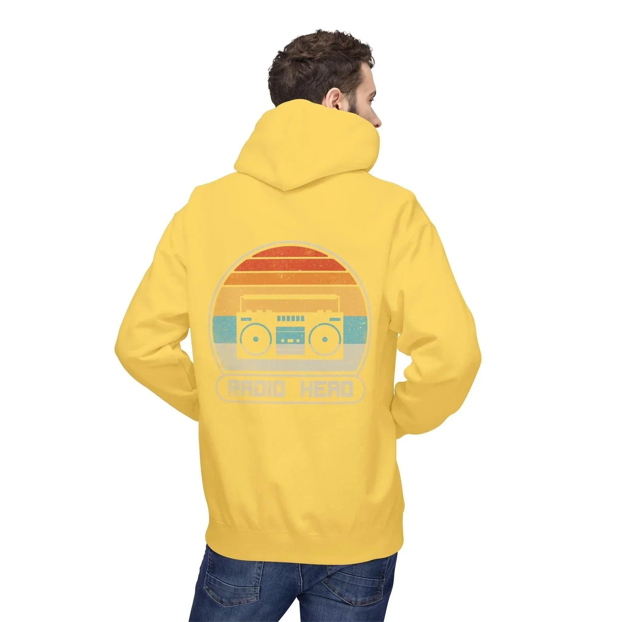 Cozy Vibes Radio Head Fleece Pullover Hoodie