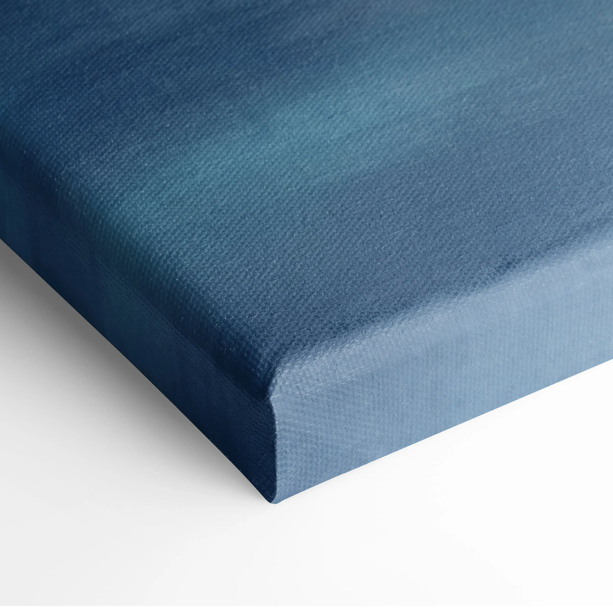 McLaren 720S GT3 Evo inspired supercar canvas art featuring deep blue textured woven surface with subtle gradient finish