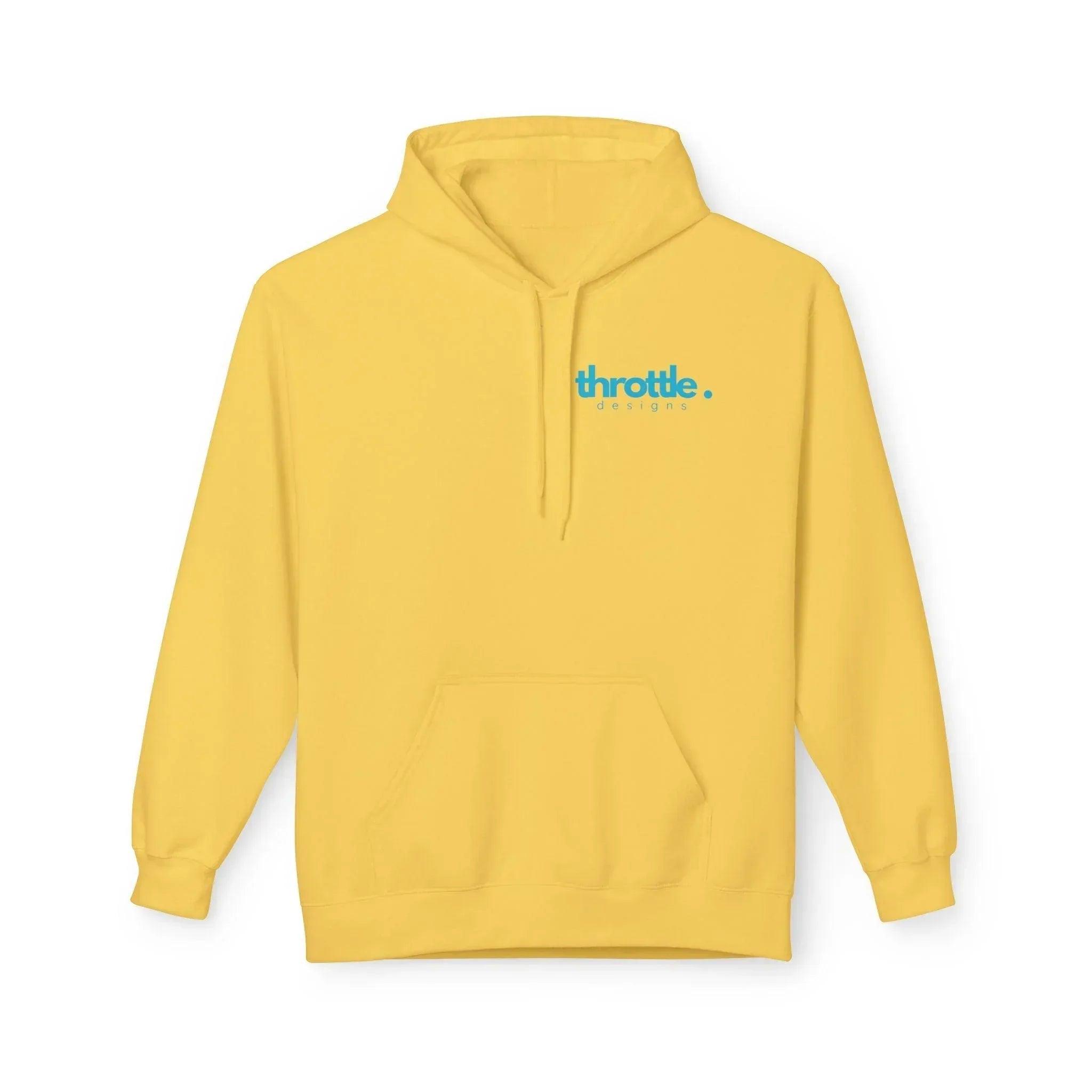 Artistic Vibes Fleece Hoodie with Headphone Design - Ultimate Comfort & Style