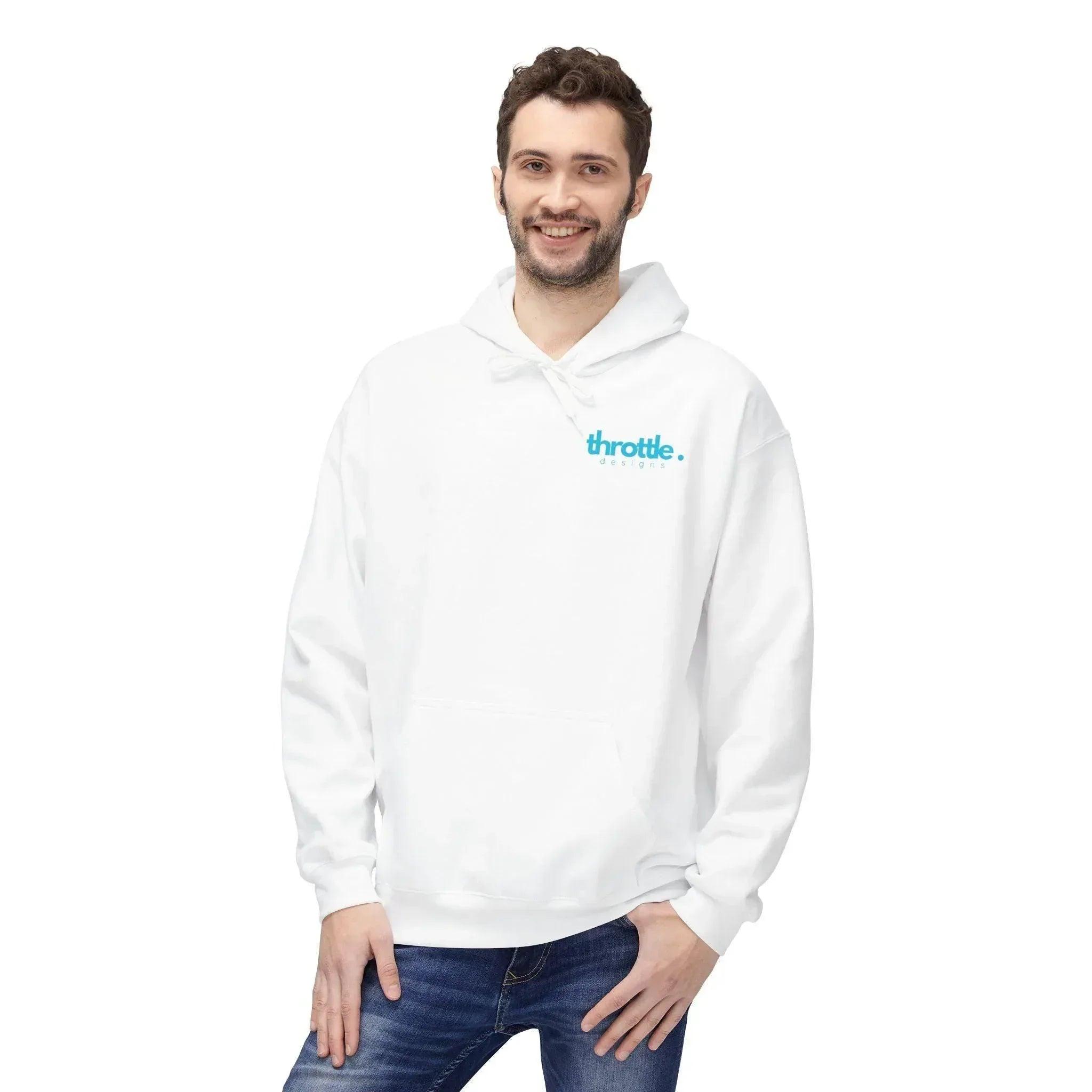 Cozy Retro Palm Tree Sunset Fleece Pullover Hoodie for Ultimate Comfort