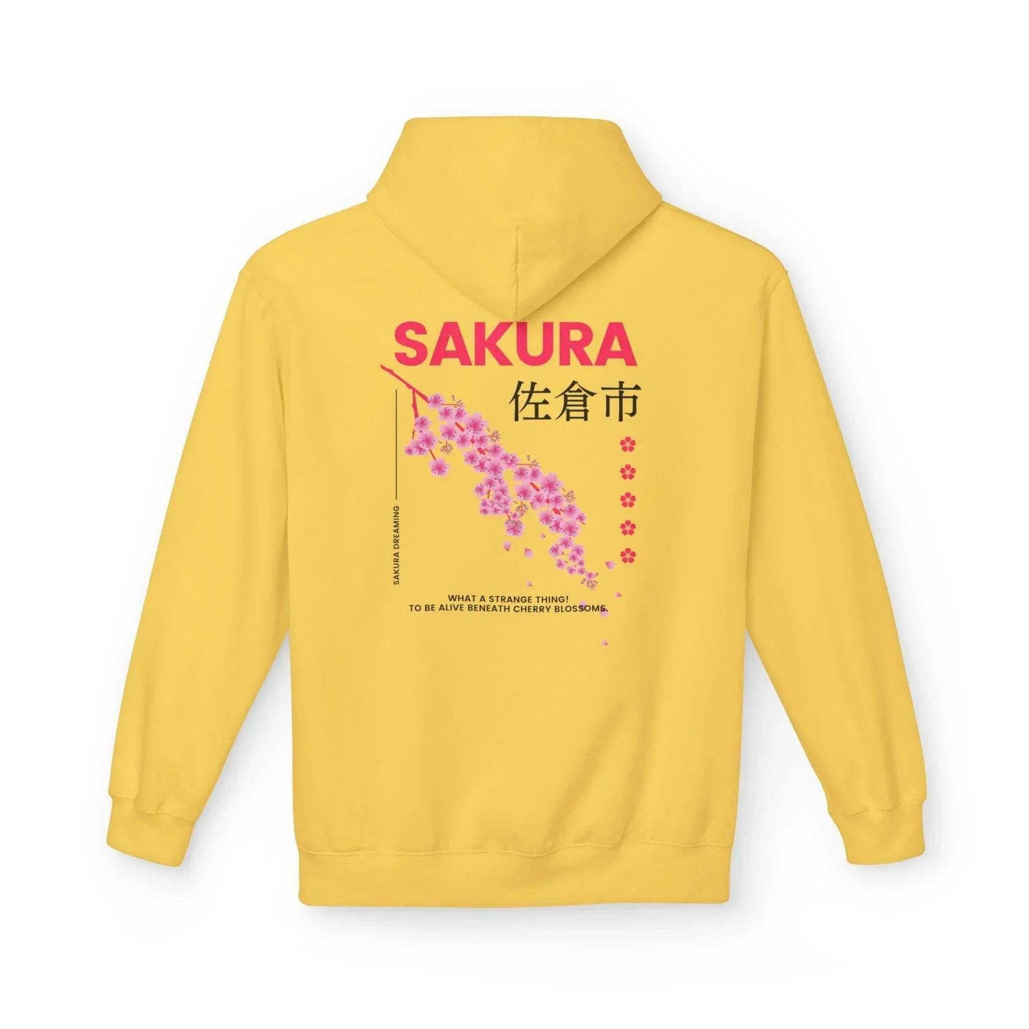 Cozy Sakura Blossom Fleece Hoodie for Ultimate Comfort