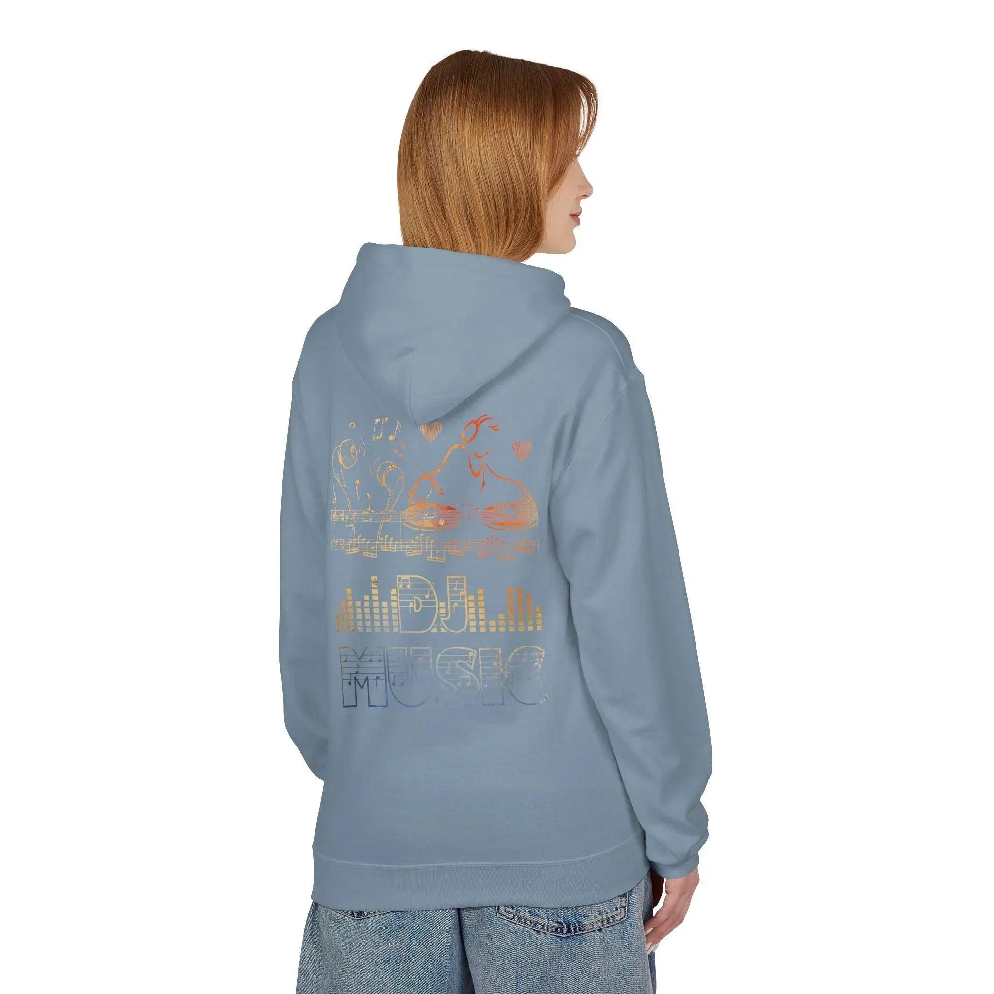 Ultimate DJ Music Lover's Fleece Hoodie: Comfort Meets Style