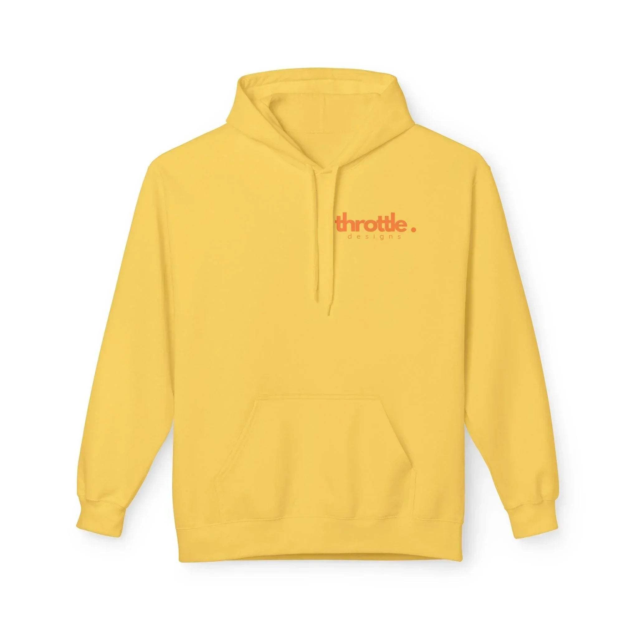 Cozy Cat Lover's Retro Sunset Fleece Hoodie