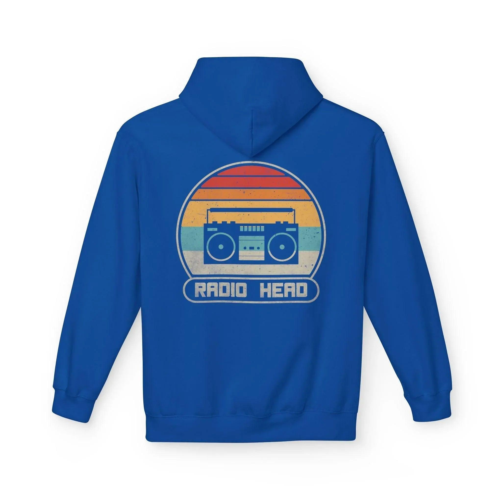 Cozy Vibes Radio Head Fleece Pullover Hoodie