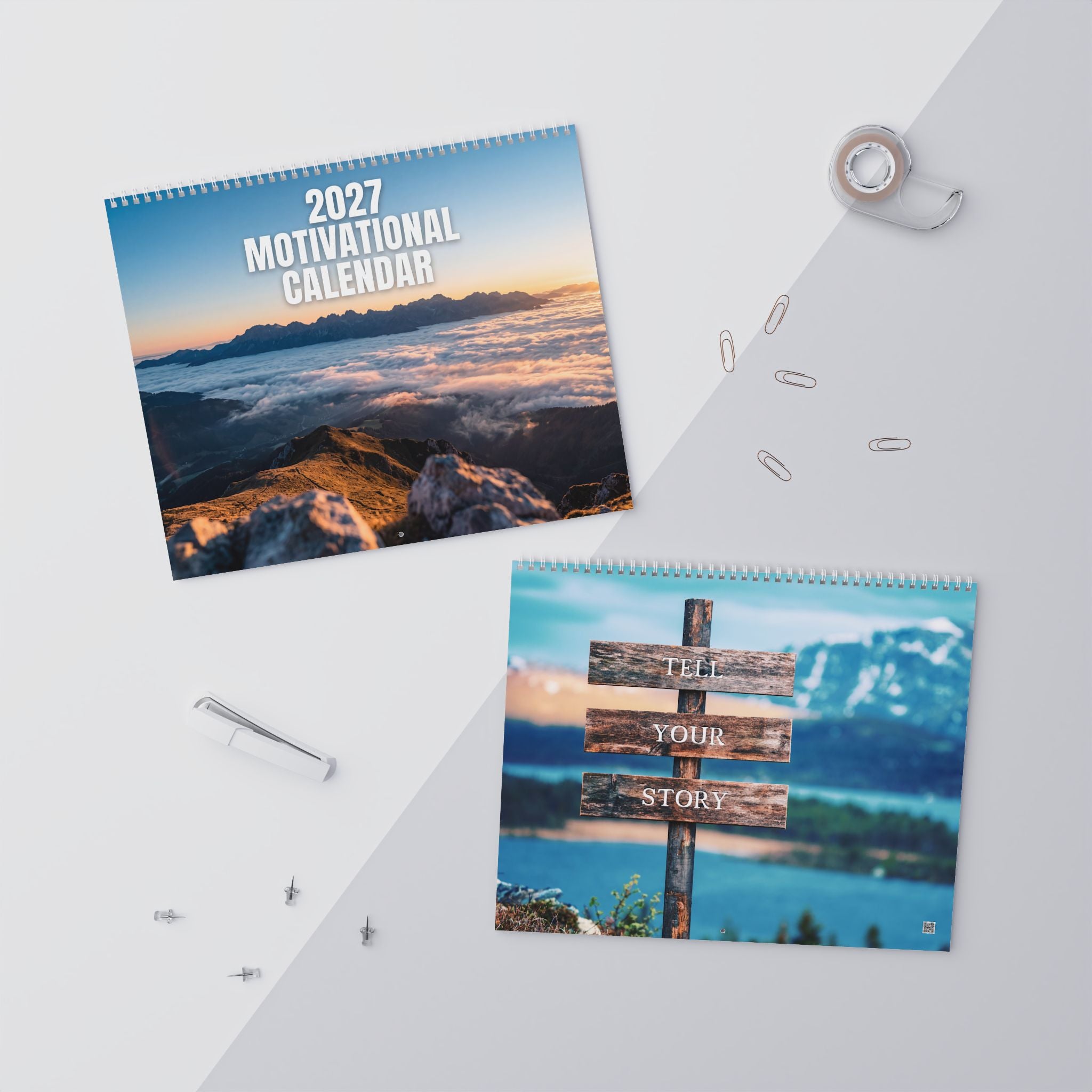 2027 Inspirational Wall Calendar – Motivational Quotes, Positive Thinking & Encouraging Artwork