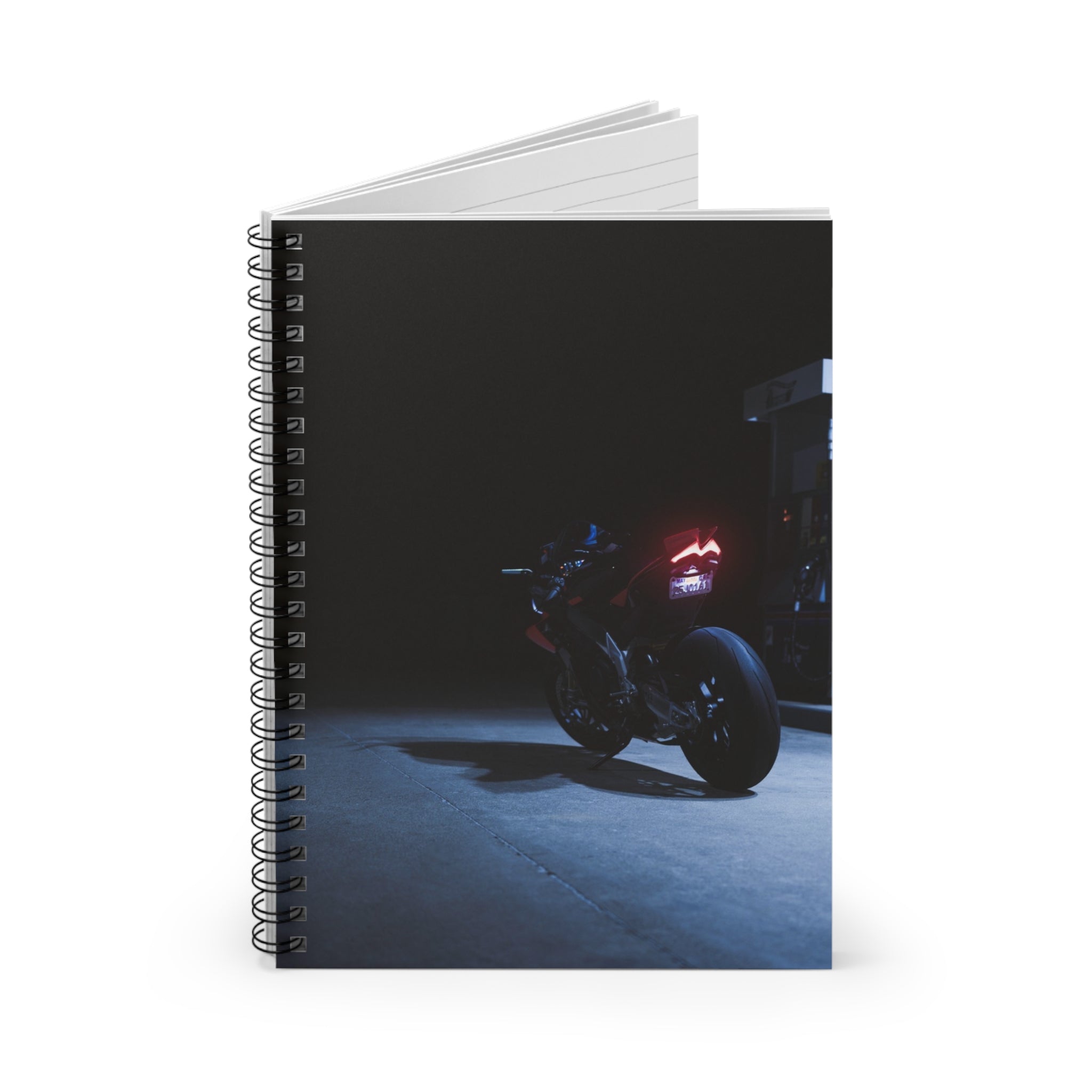 Aprilia RSV4 1100 Factory Motorcycle Spiral Notebook #022 - Throttle Designs