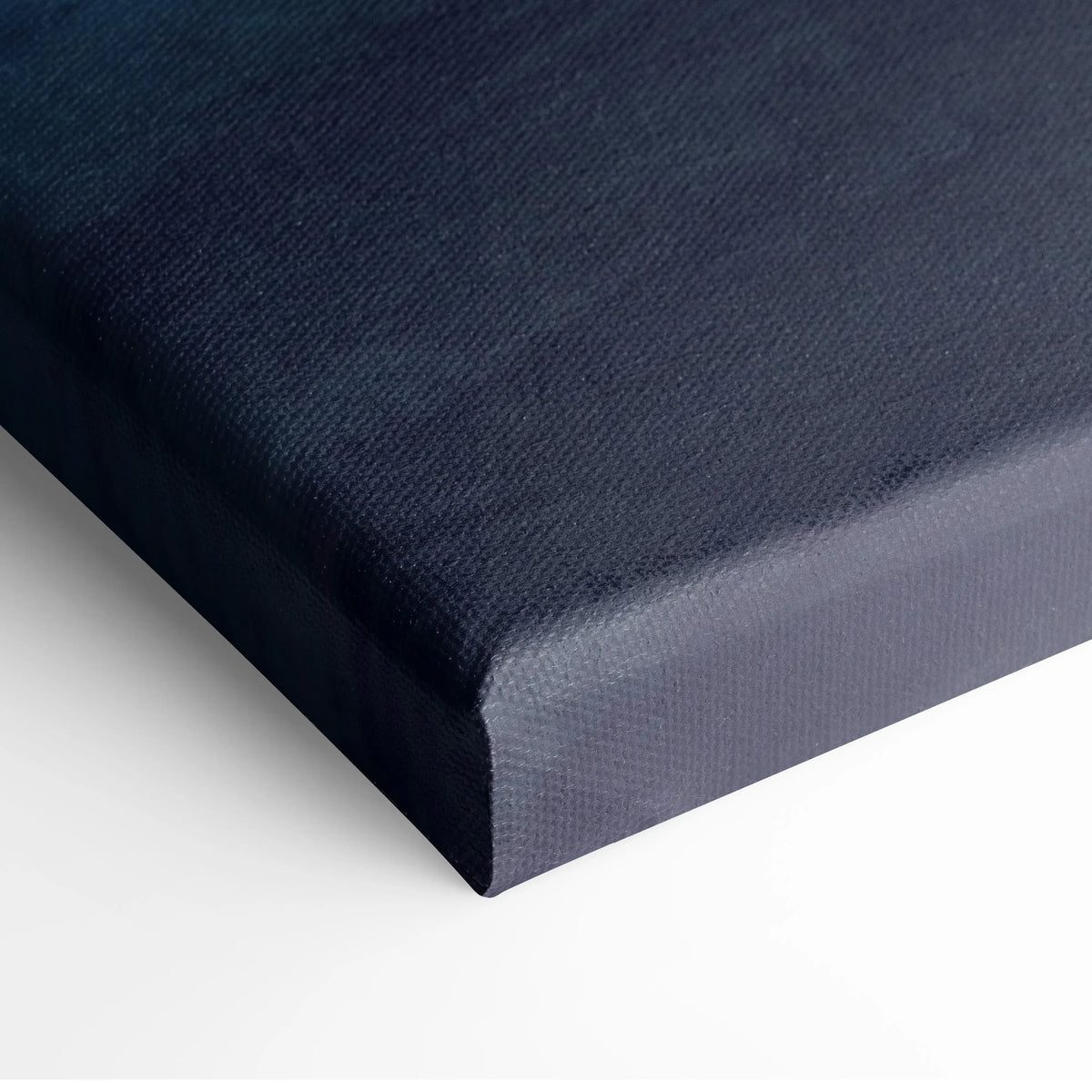 Dark navy canvas print with textured woven fabric surface featuring mclaren 720s spider inspired automotive art