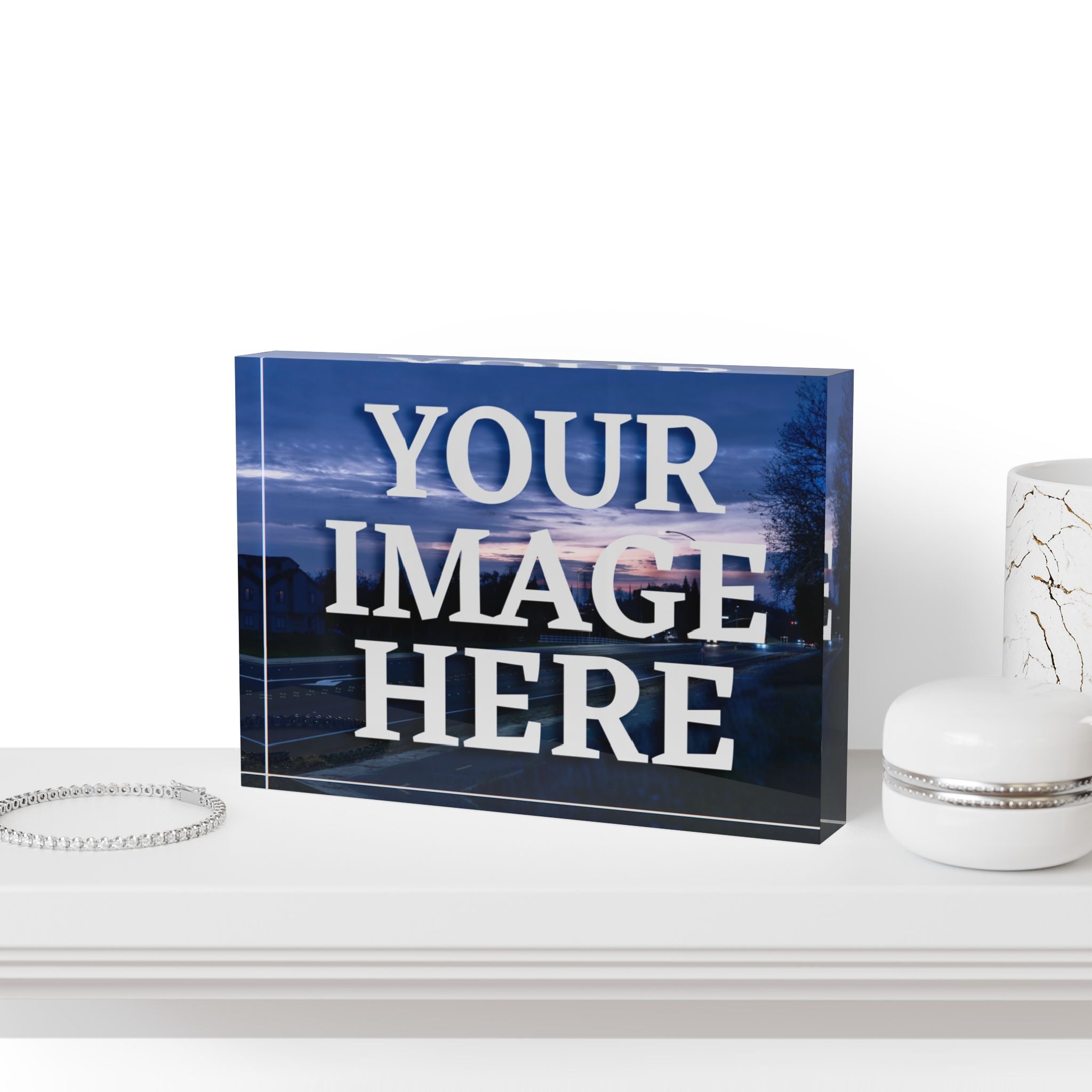 Personalized Custom Acrylic Photo Block - Throttle Designs