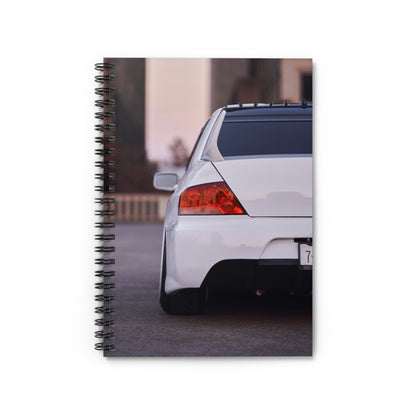 Mitsubishi Evo 8 Automotive Spiral Notebook #020 - Throttle Designs