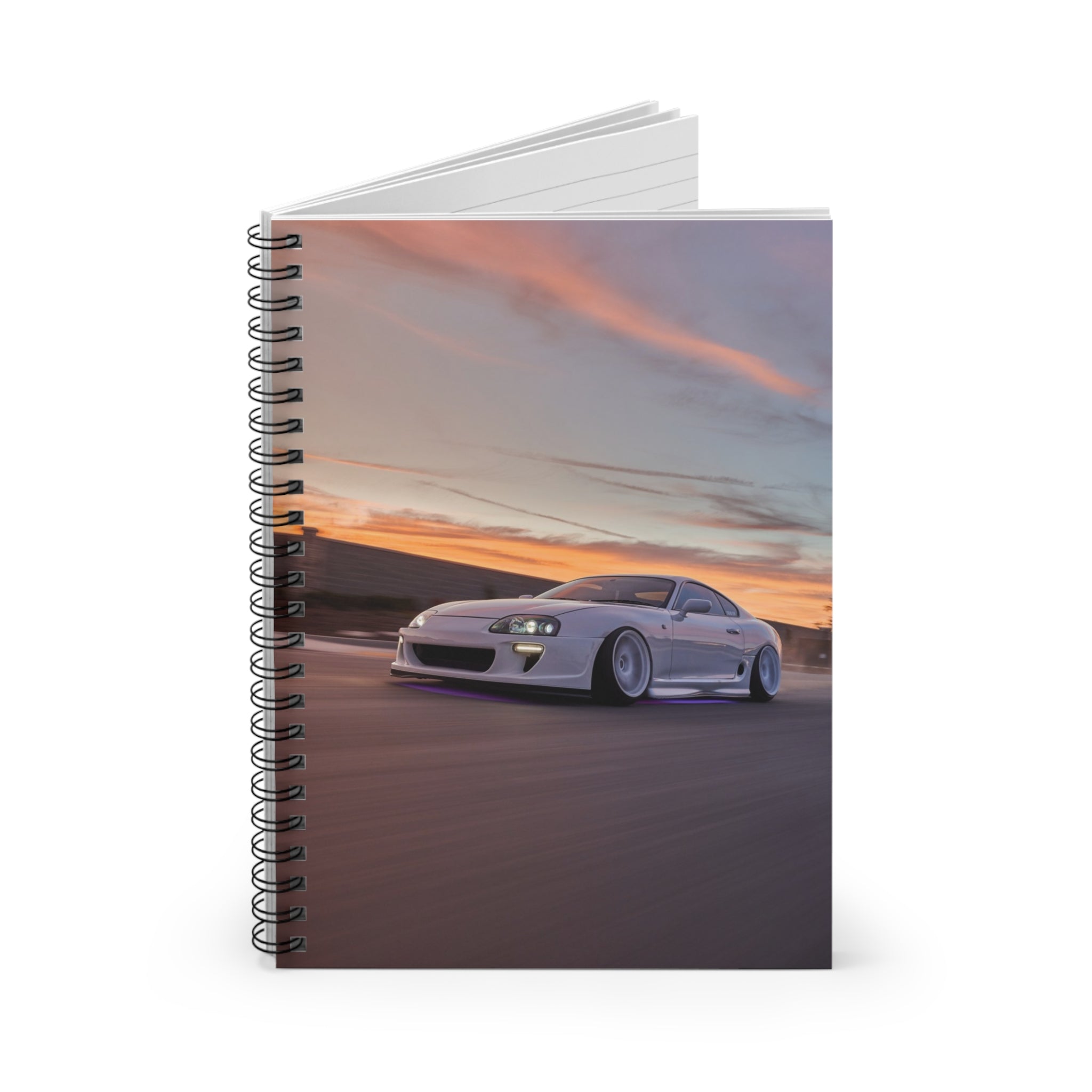 Toyota Supra Mk4 Automotive Spiral Notebook #017 - Throttle Designs