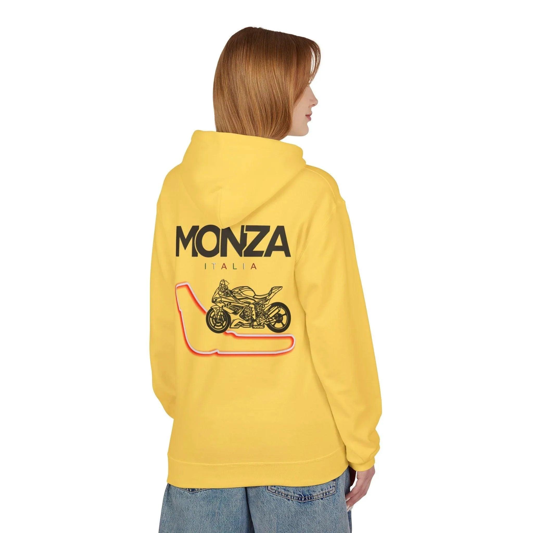 BMW Inspired S1000RR Monza Italia Fleece Hoodie Red Edition for Riders