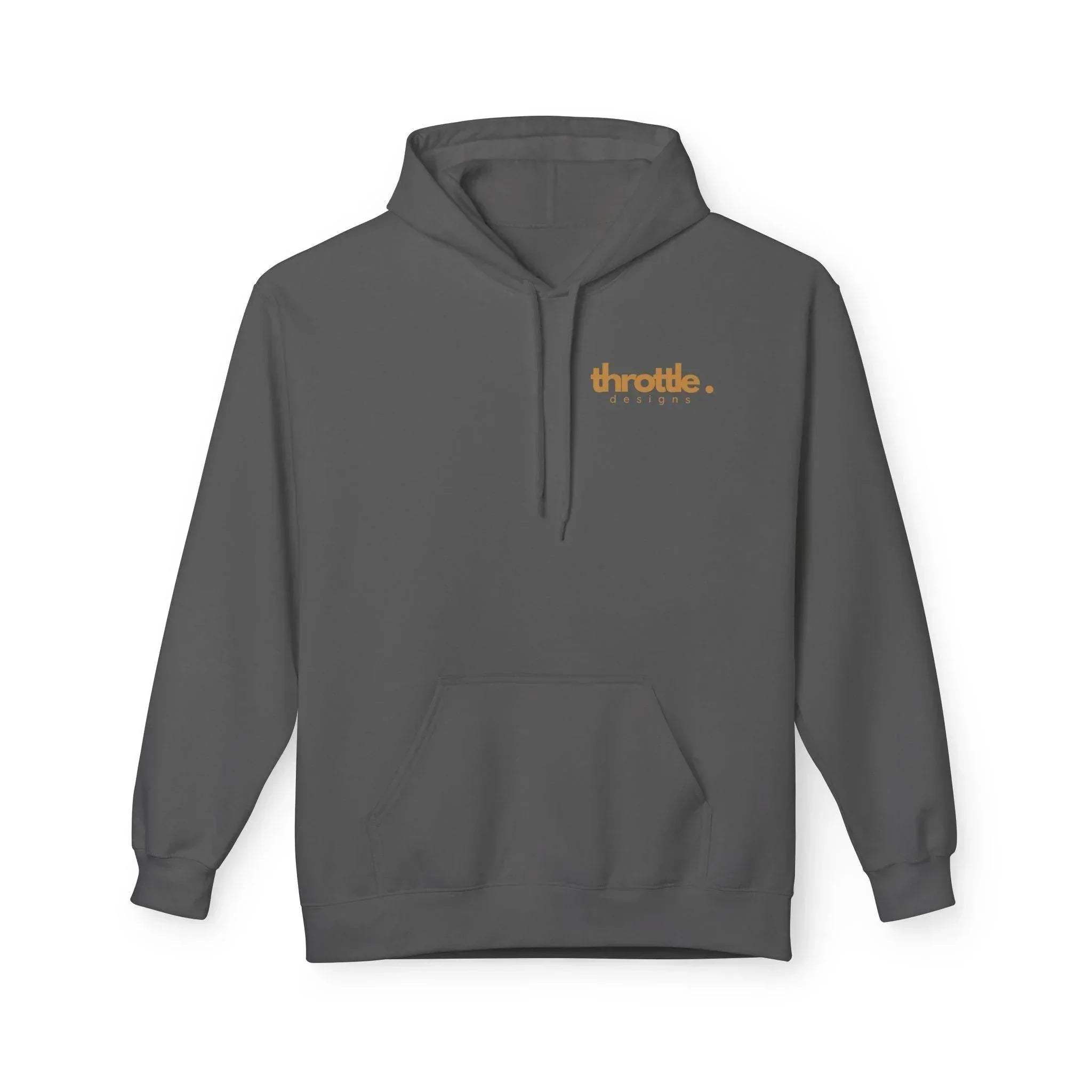 Cozy Chic Groovy Coffee Fleece Hoodie for Ultimate Comfort