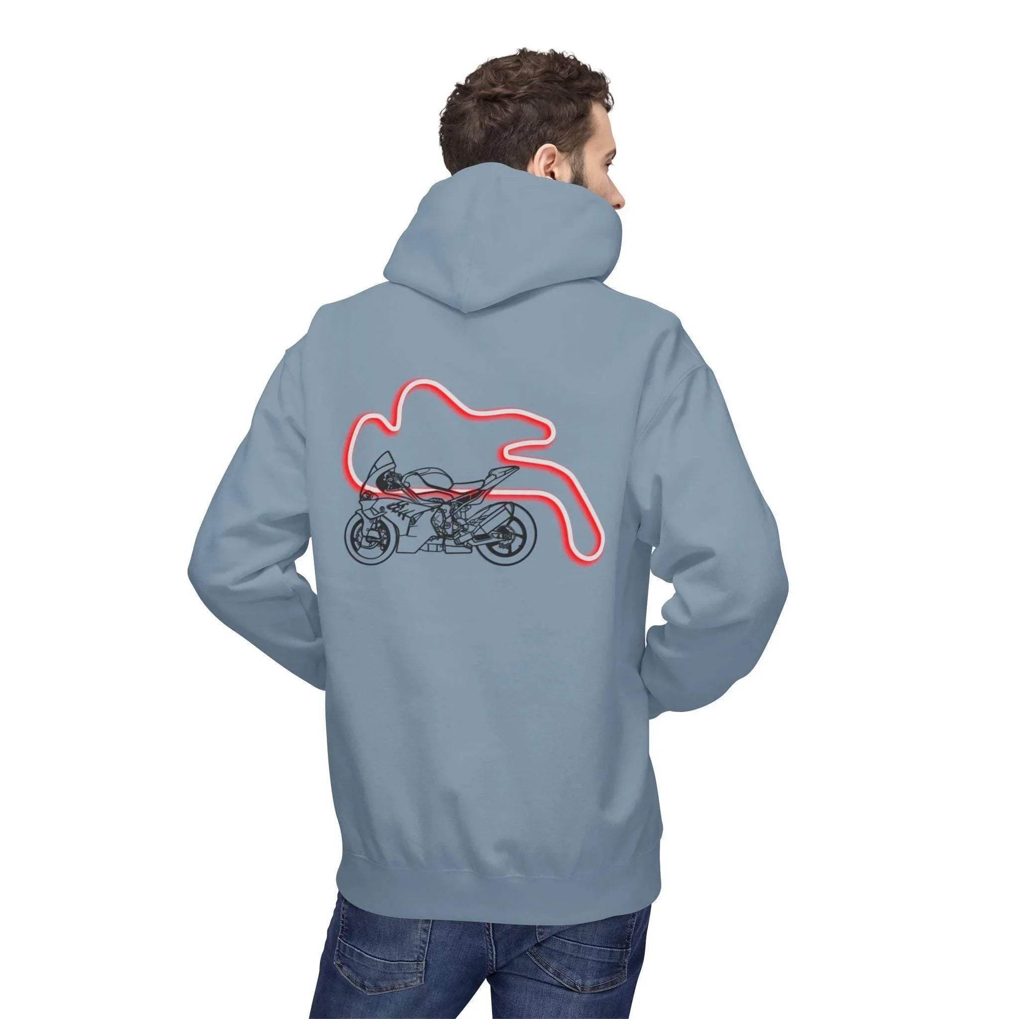 BMW Inspired M1000RR Phillip Island Fleece Hoodie Limited Edition for Fans