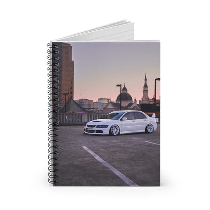 Mitsubishi Evo 8 Automotive Spiral Notebook #030 - Throttle Designs