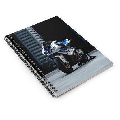 BMW S1000RR HP4 Motorcycle Spiral Notebook #003 - Throttle Designs