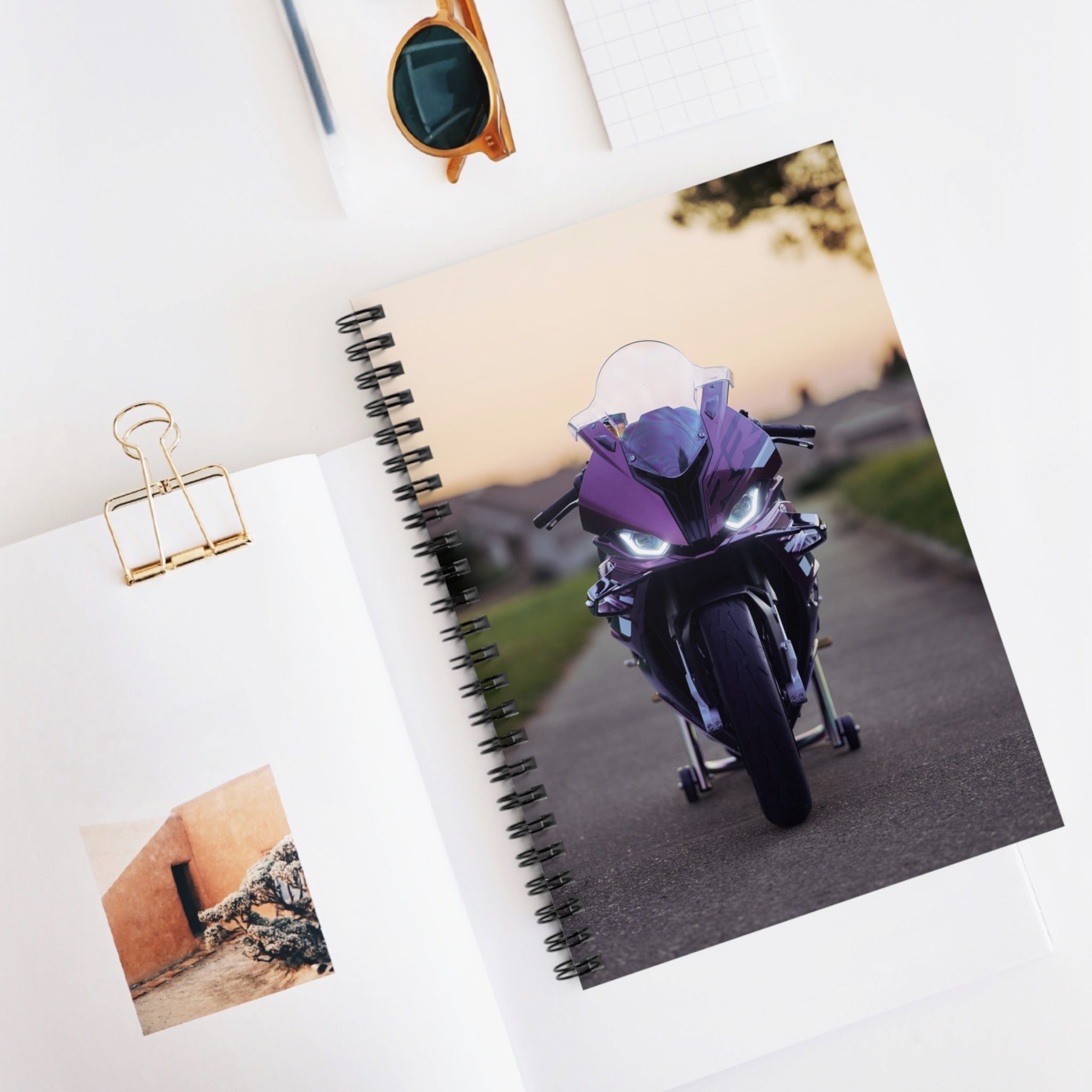 BMW S1000RR Motorcycle Spiral Notebook #043 - Throttle Designs