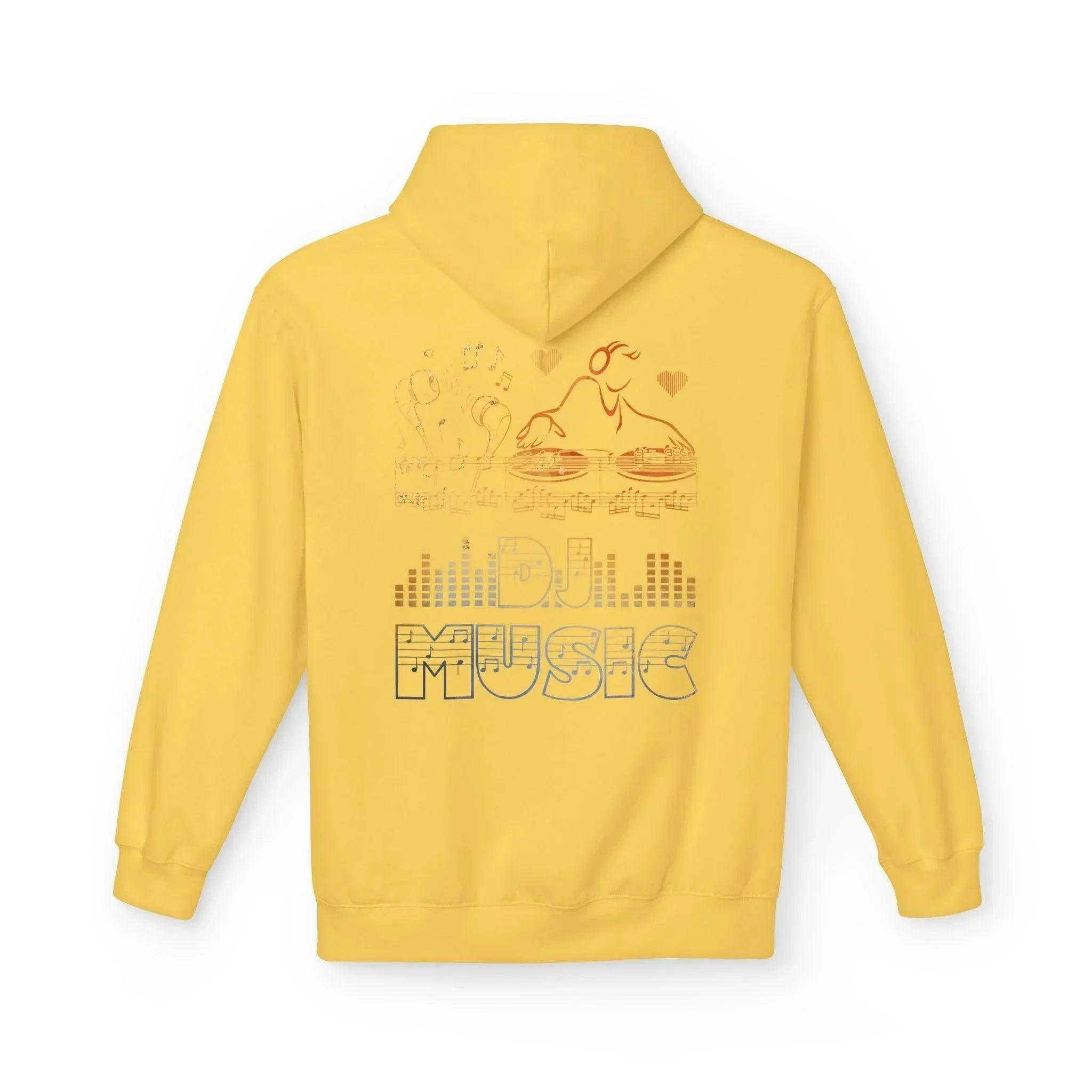 Ultimate DJ Music Lover's Fleece Hoodie: Comfort Meets Style