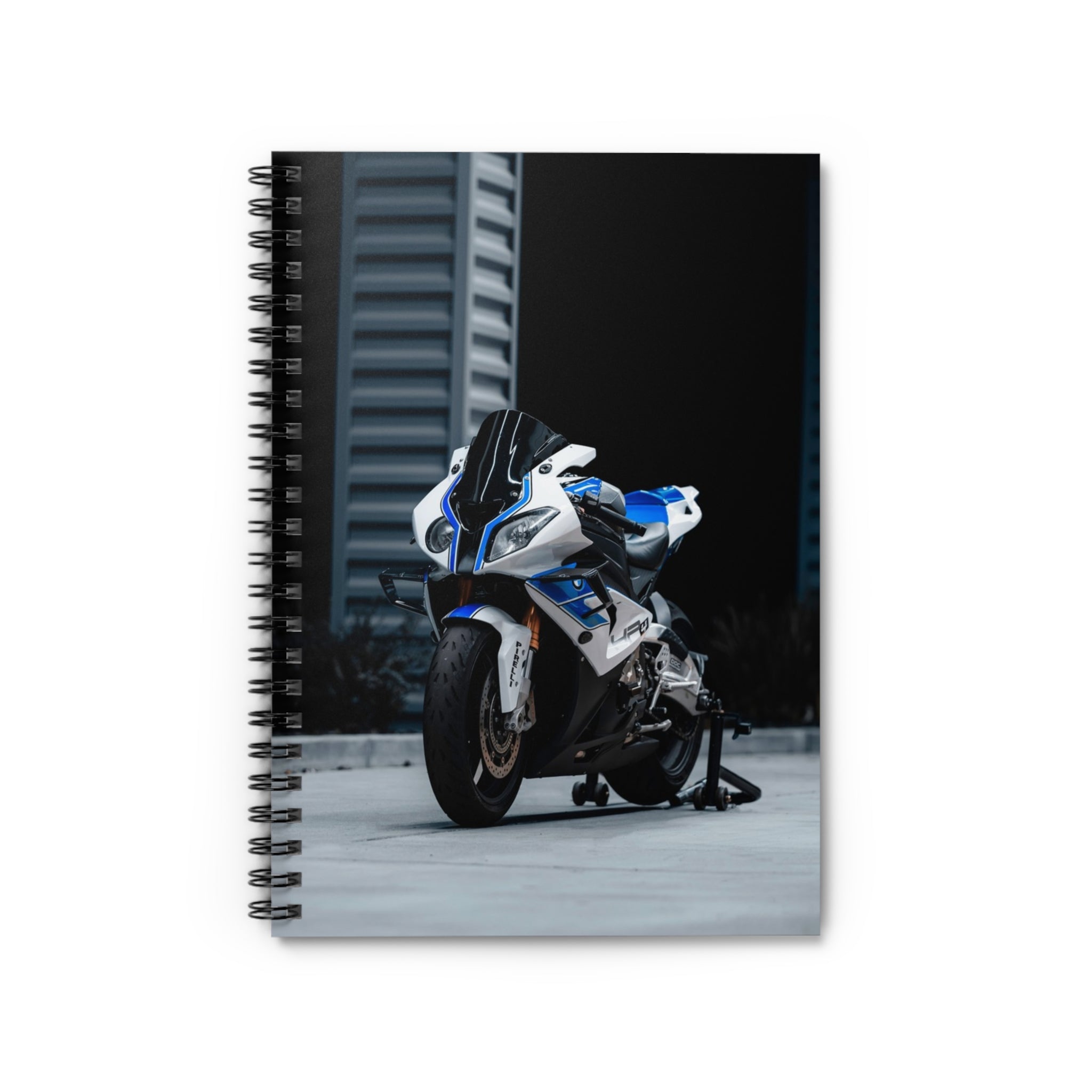 BMW S1000RR HP4 Motorcycle Spiral Notebook #003 - Throttle Designs