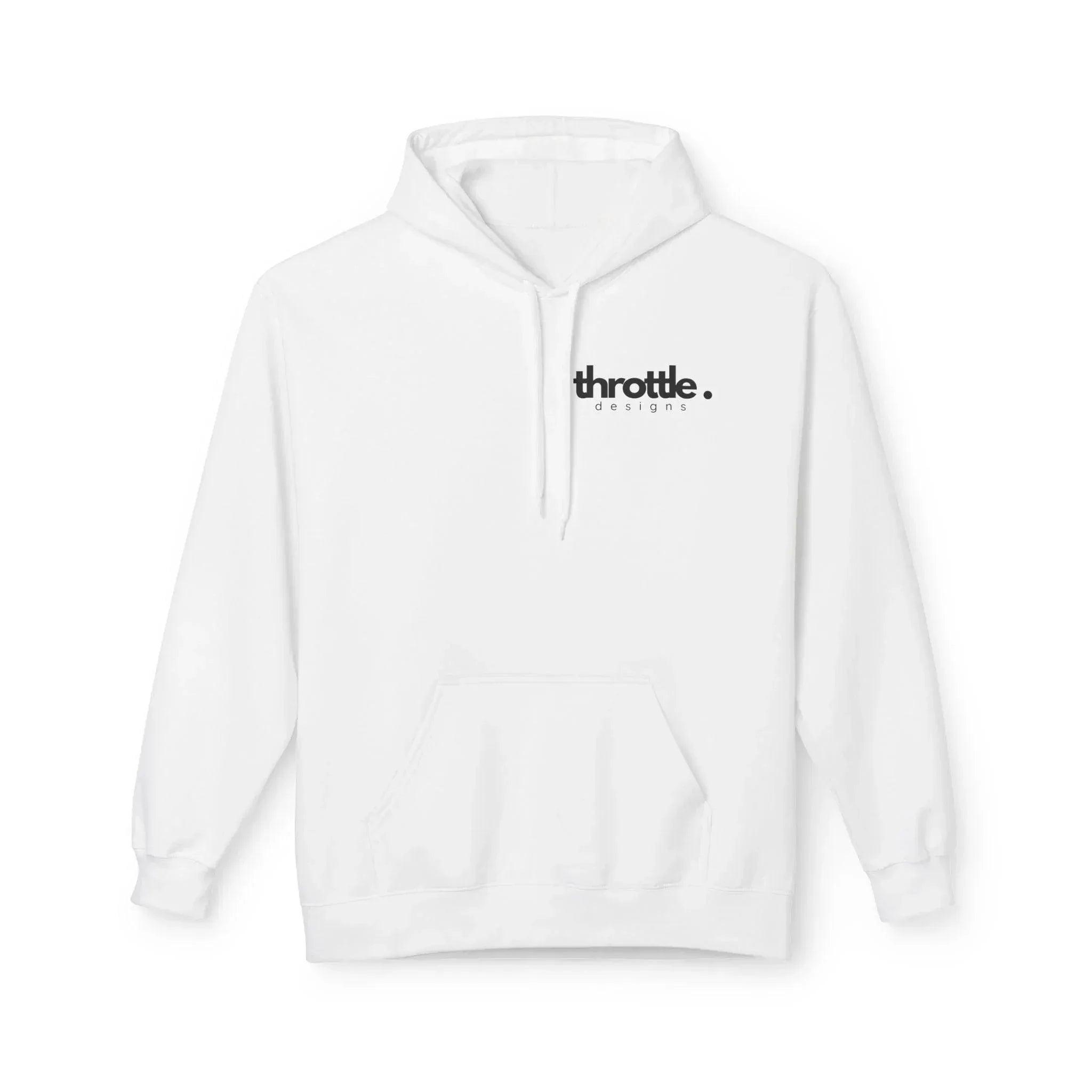Customizable QR Code Fleece Hoodie for Social Media Engagement